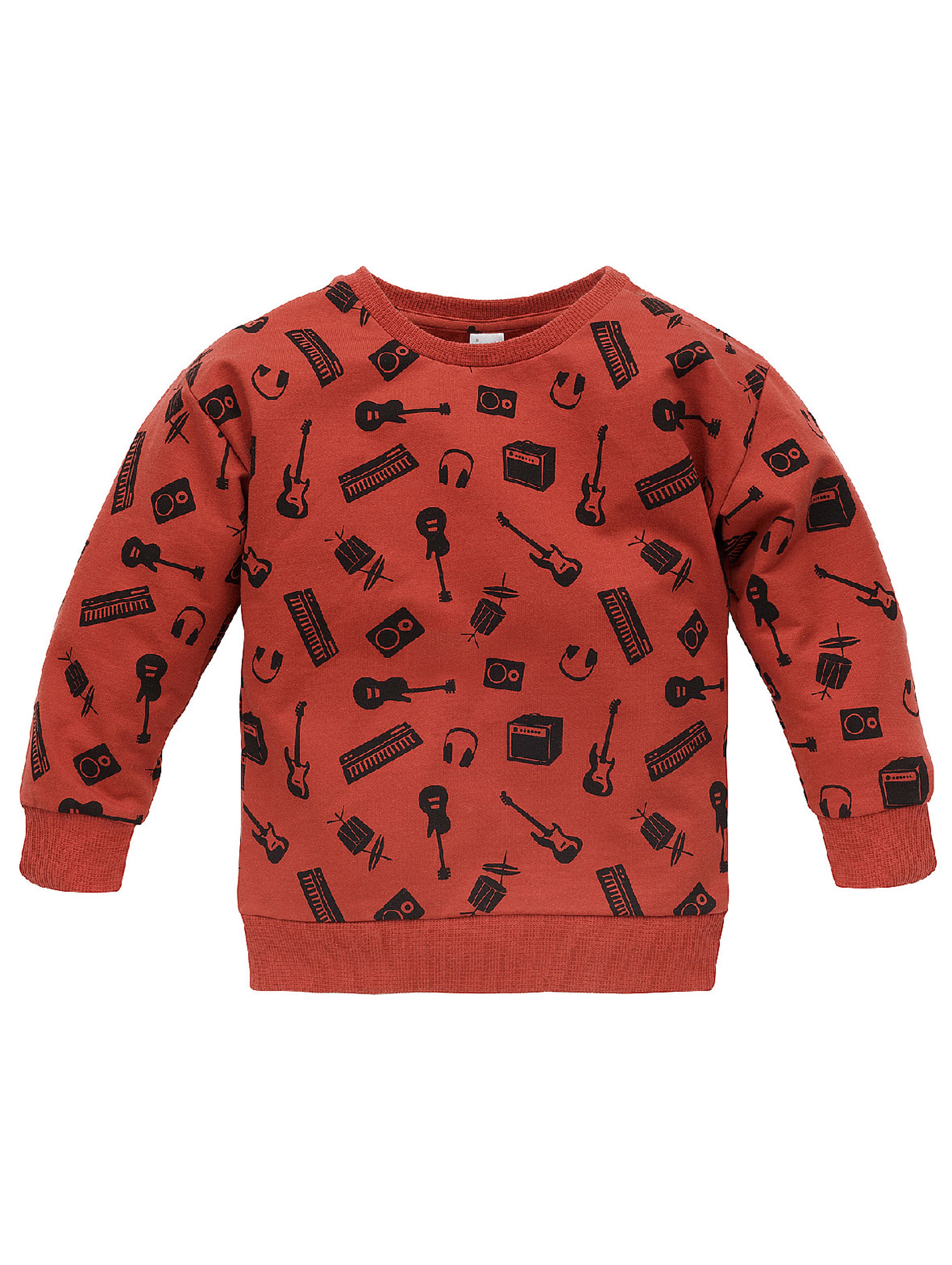 Bluza dla chłopca z bawełny Let's rock czerwona