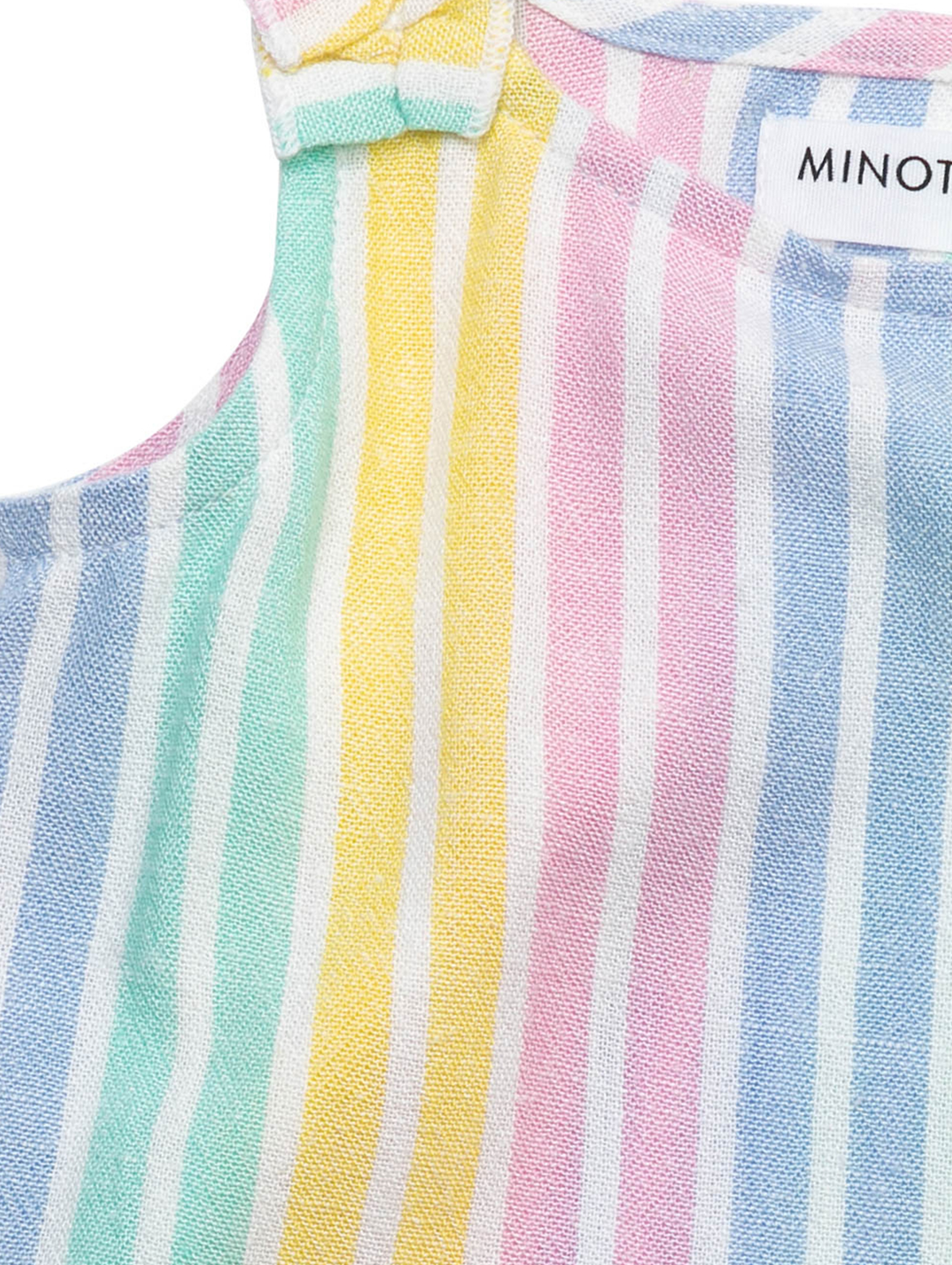 Kolorowa koszulka na ramiączkach w paski dla dziewczynki