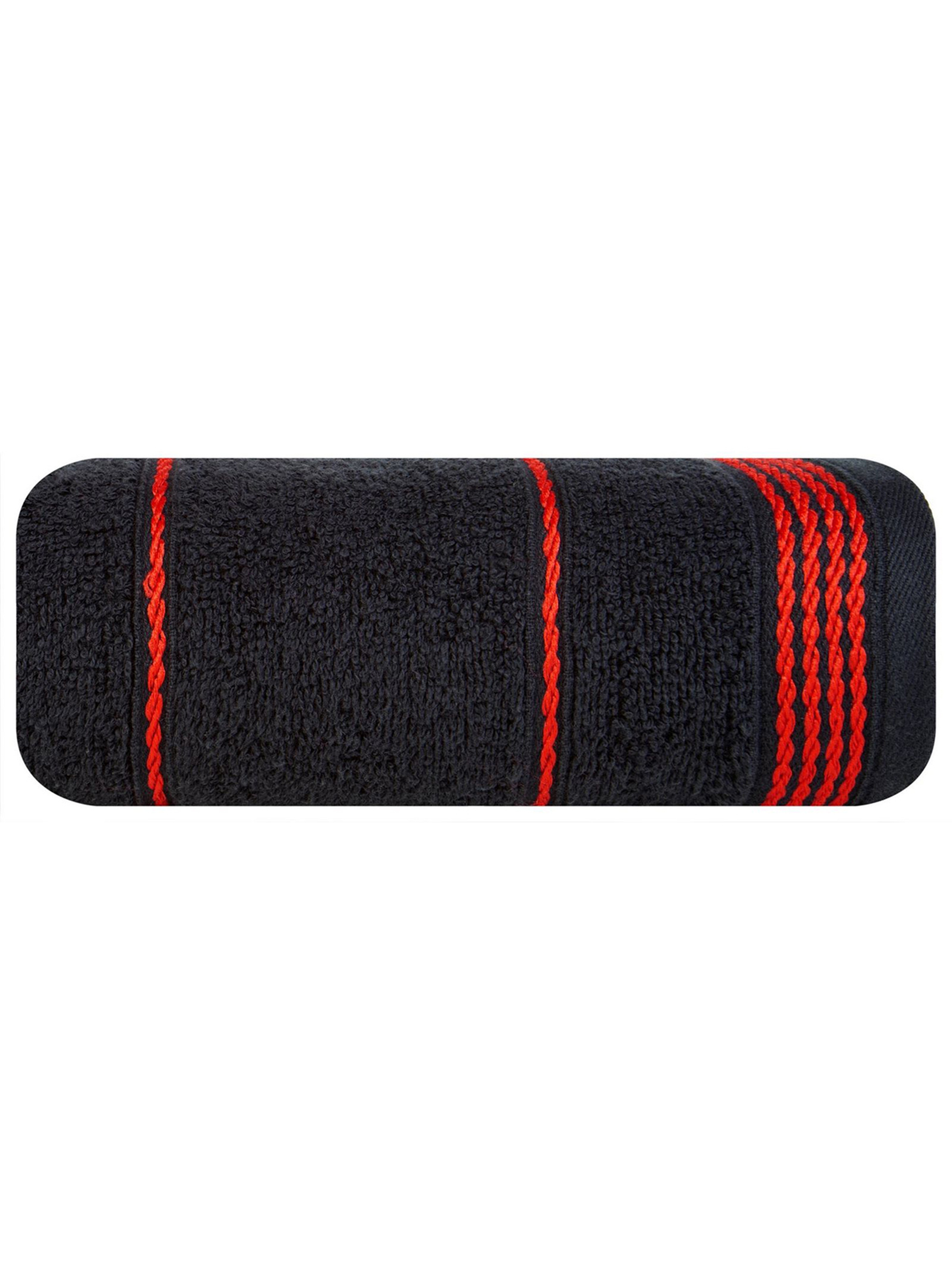 Ręcznik Mira 50x90 cm - czarny