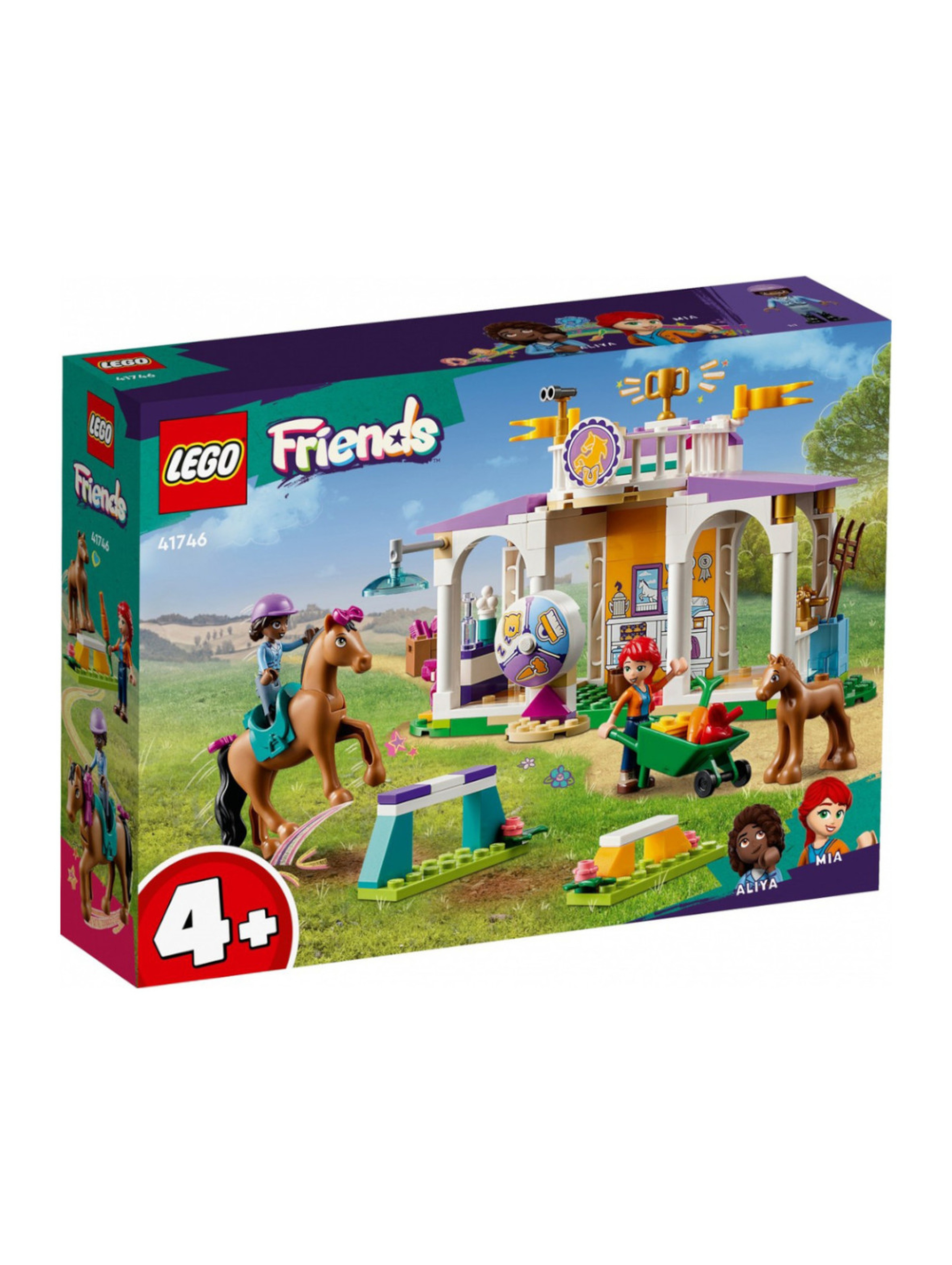 Klocki LEGO Friends 41746 Szkolenie koni - 134 elementy, wiek 4 +