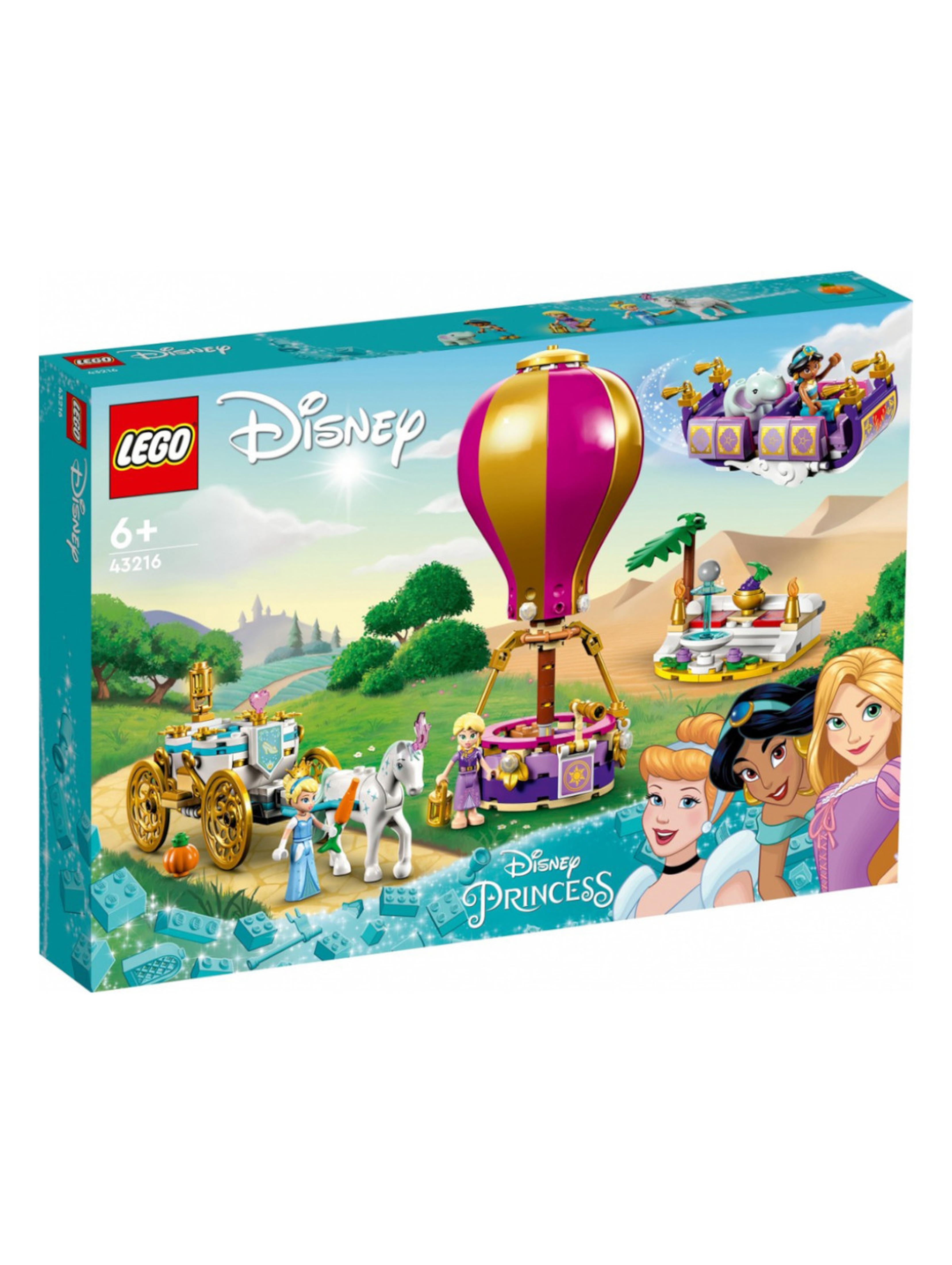 Klocki LEGO Disney Princess 43216 Podróż zaczarowanej księżniczki - 320 elementów, wiek 6 +