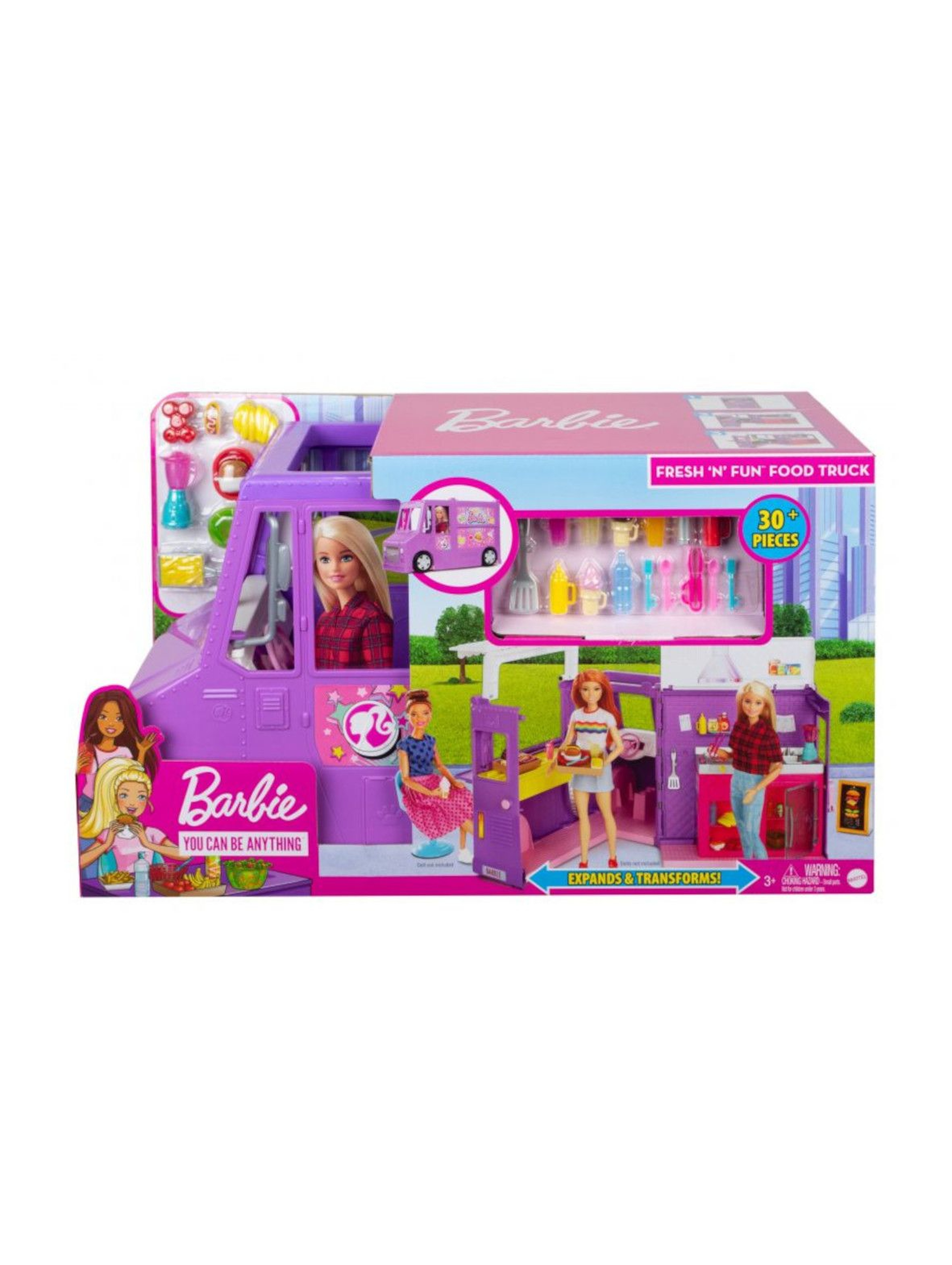 Barbie - Samochód Foodtruck dla lalki wiek 3+