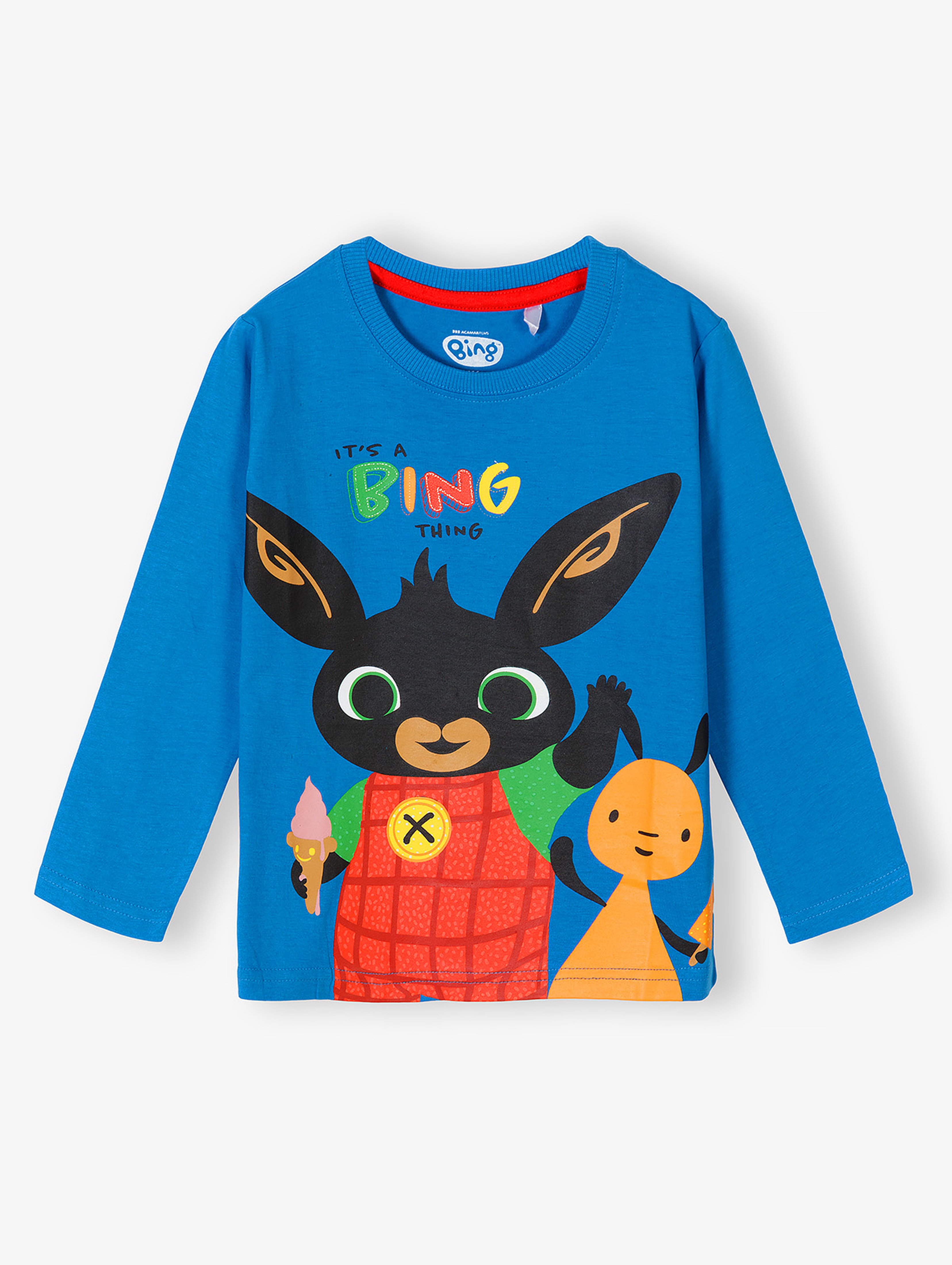 Bing - niebieska bluzka bawełniana dla przedszkolaka