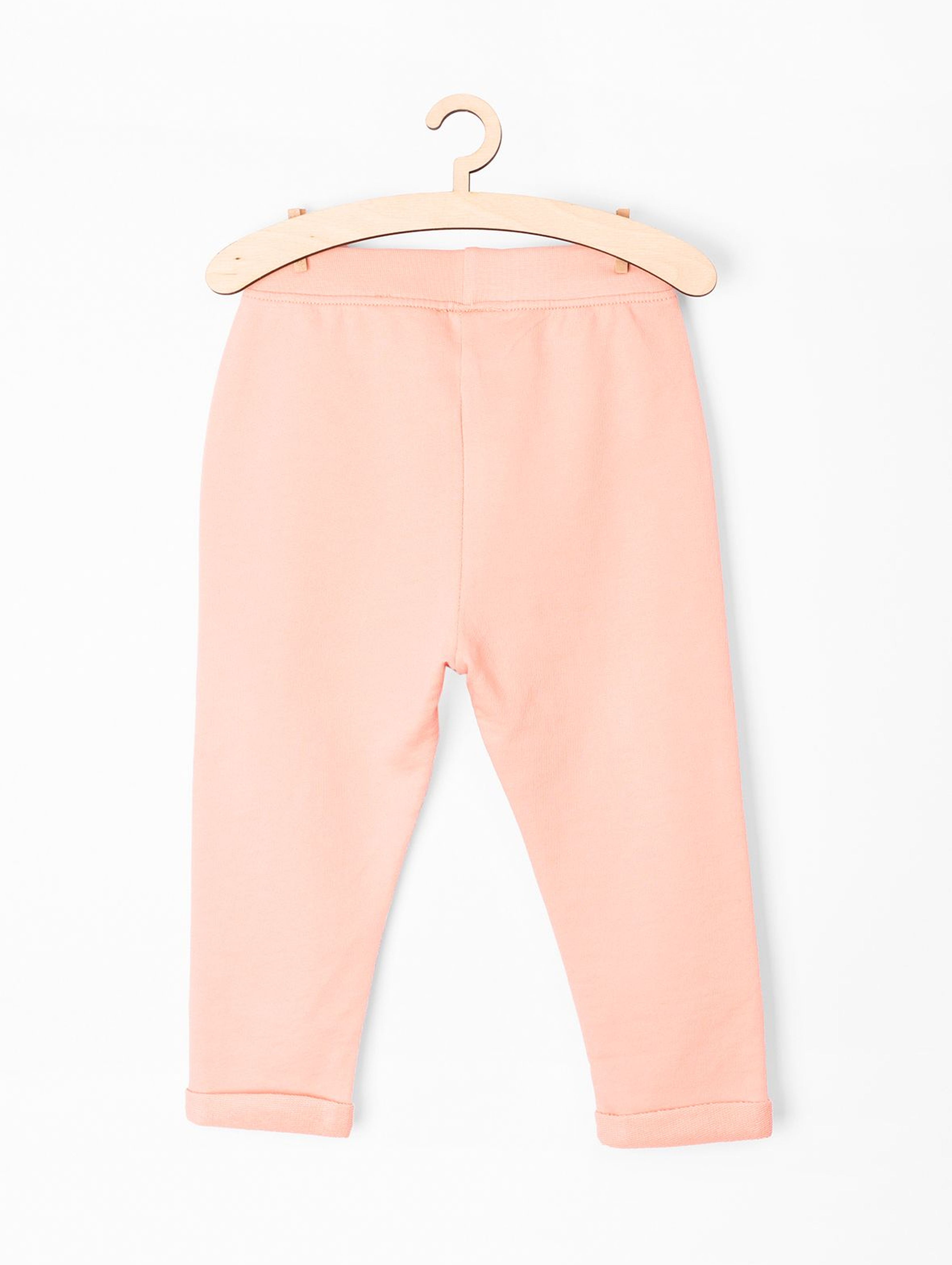 Spodnie dresowe niemowlęce- różowe z jednorożcem