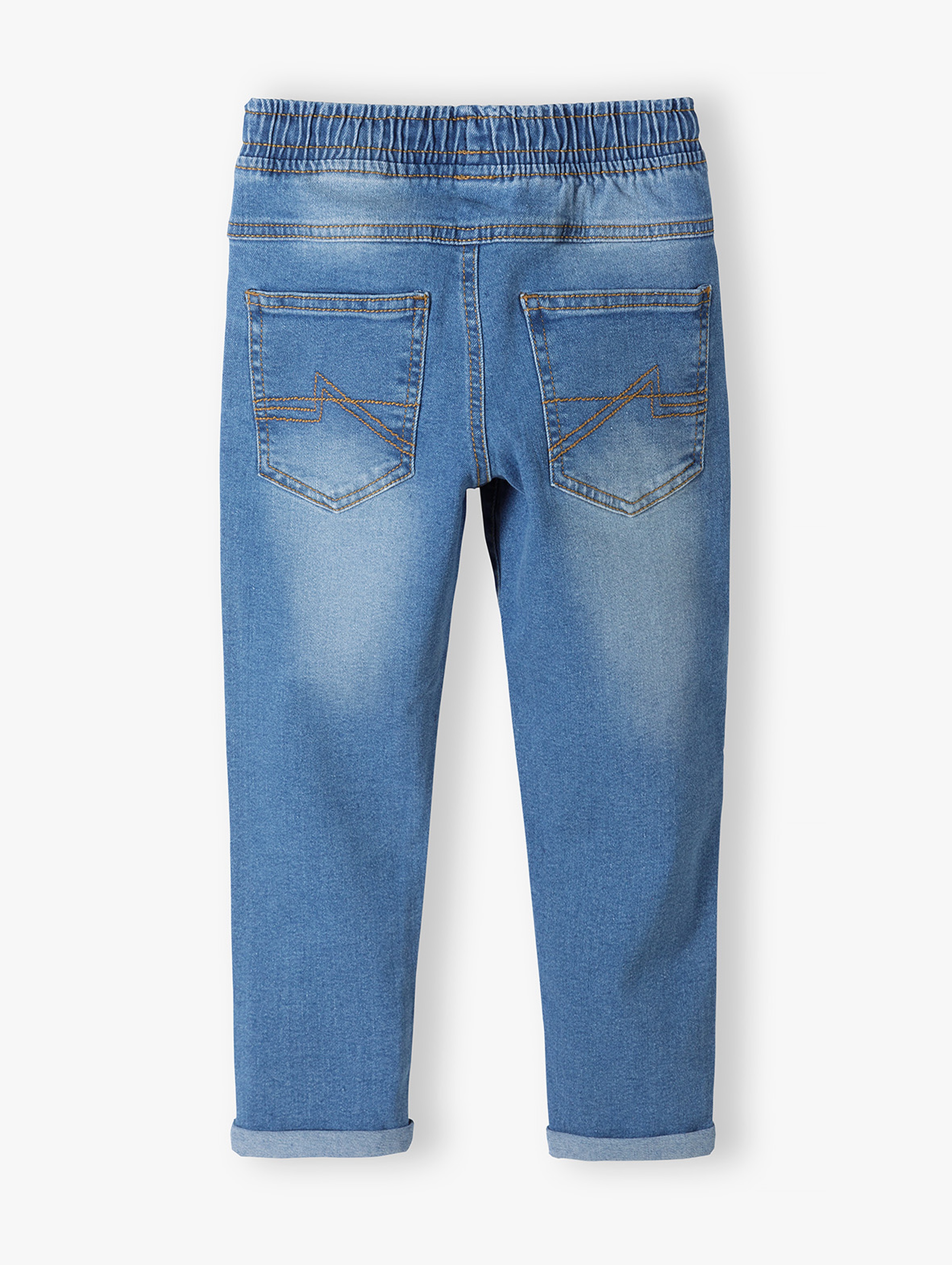 Jasnoniebieskie spodnie jeansowe chłopięce regular