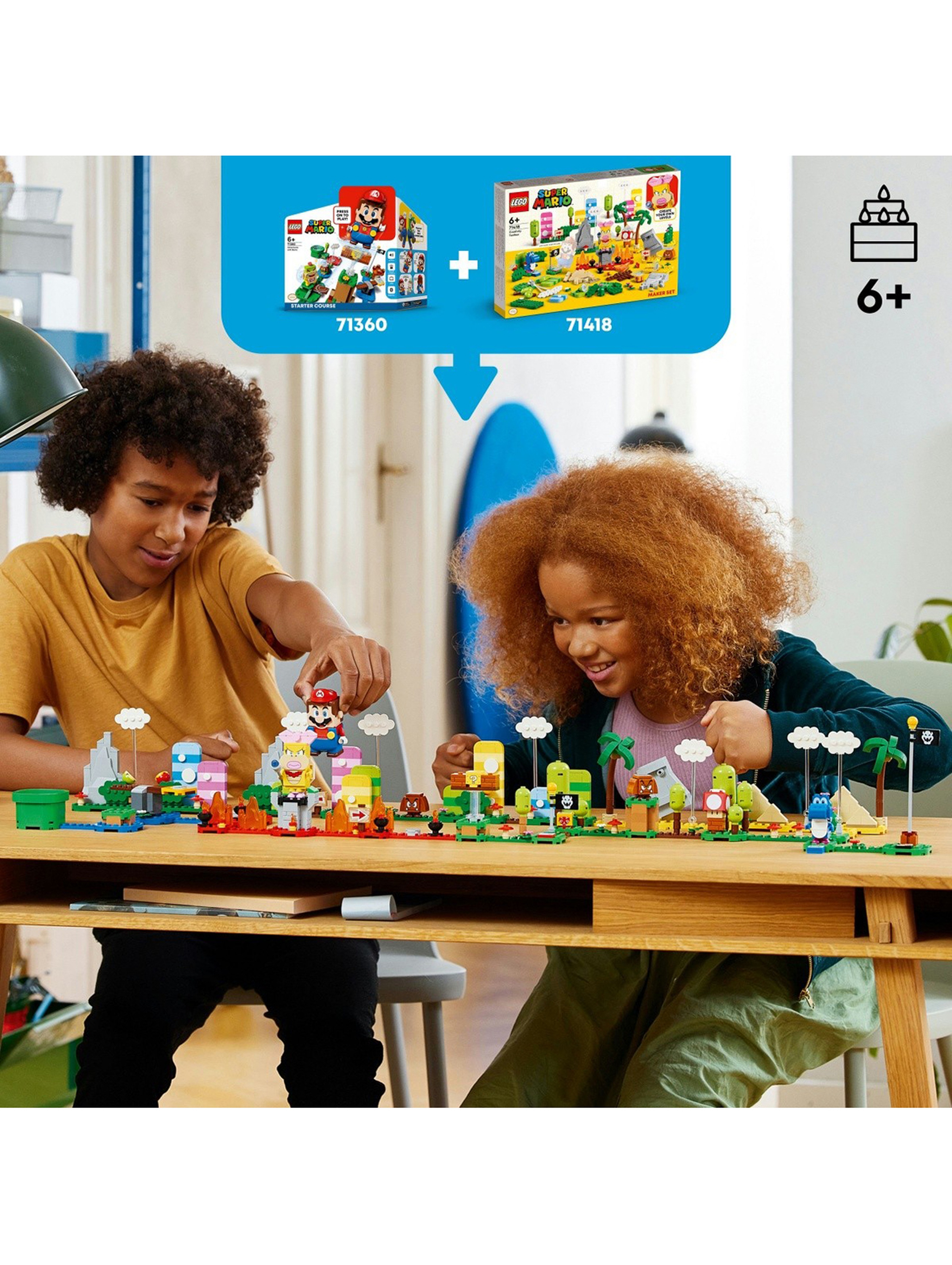 Klocki LEGO Super Mario 71418 Kreatywna skrzyneczka - zestaw twórcy - 588 elementów, wiek 6 +