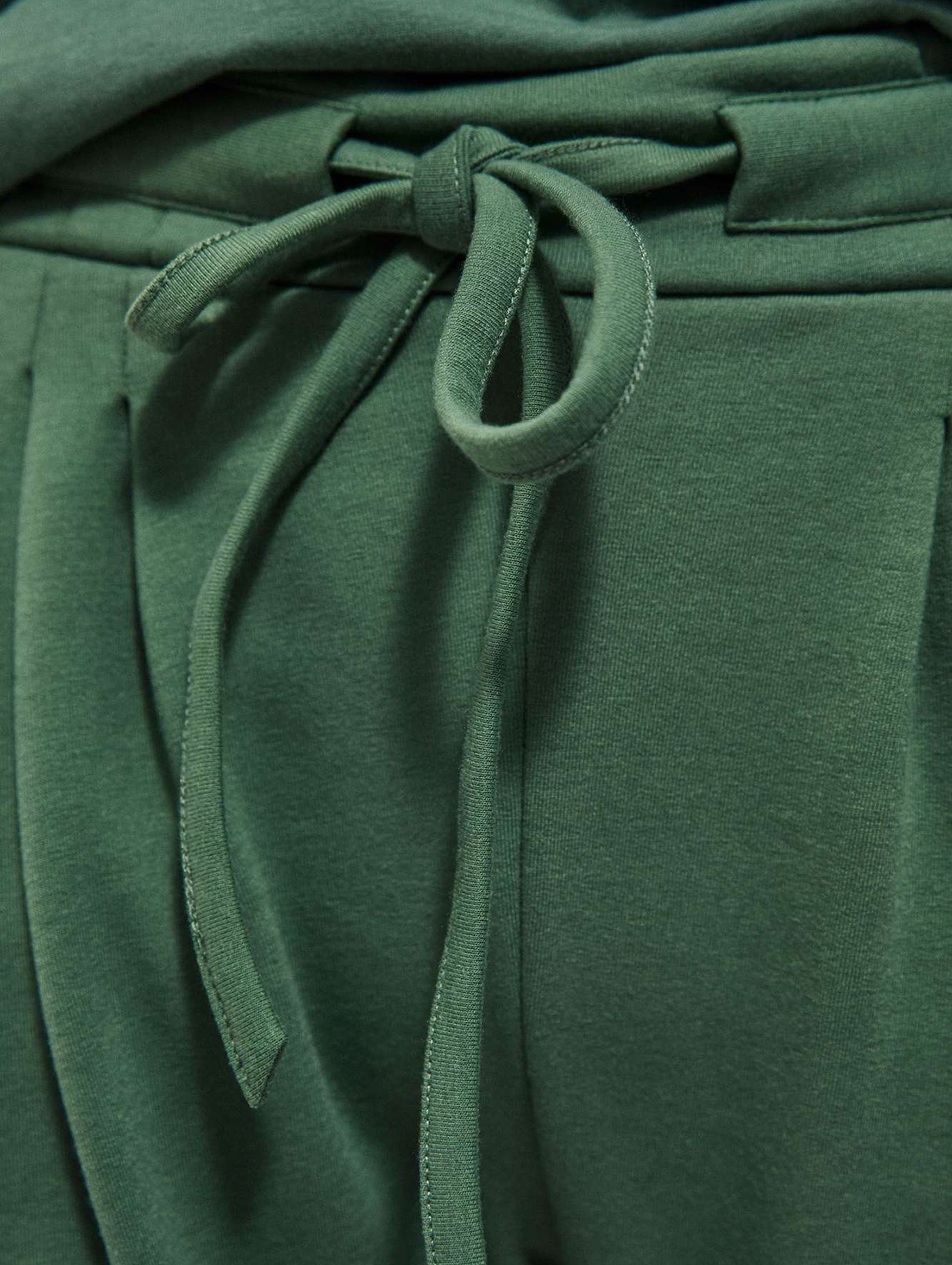 Spodnie dresowe damskie - zielone