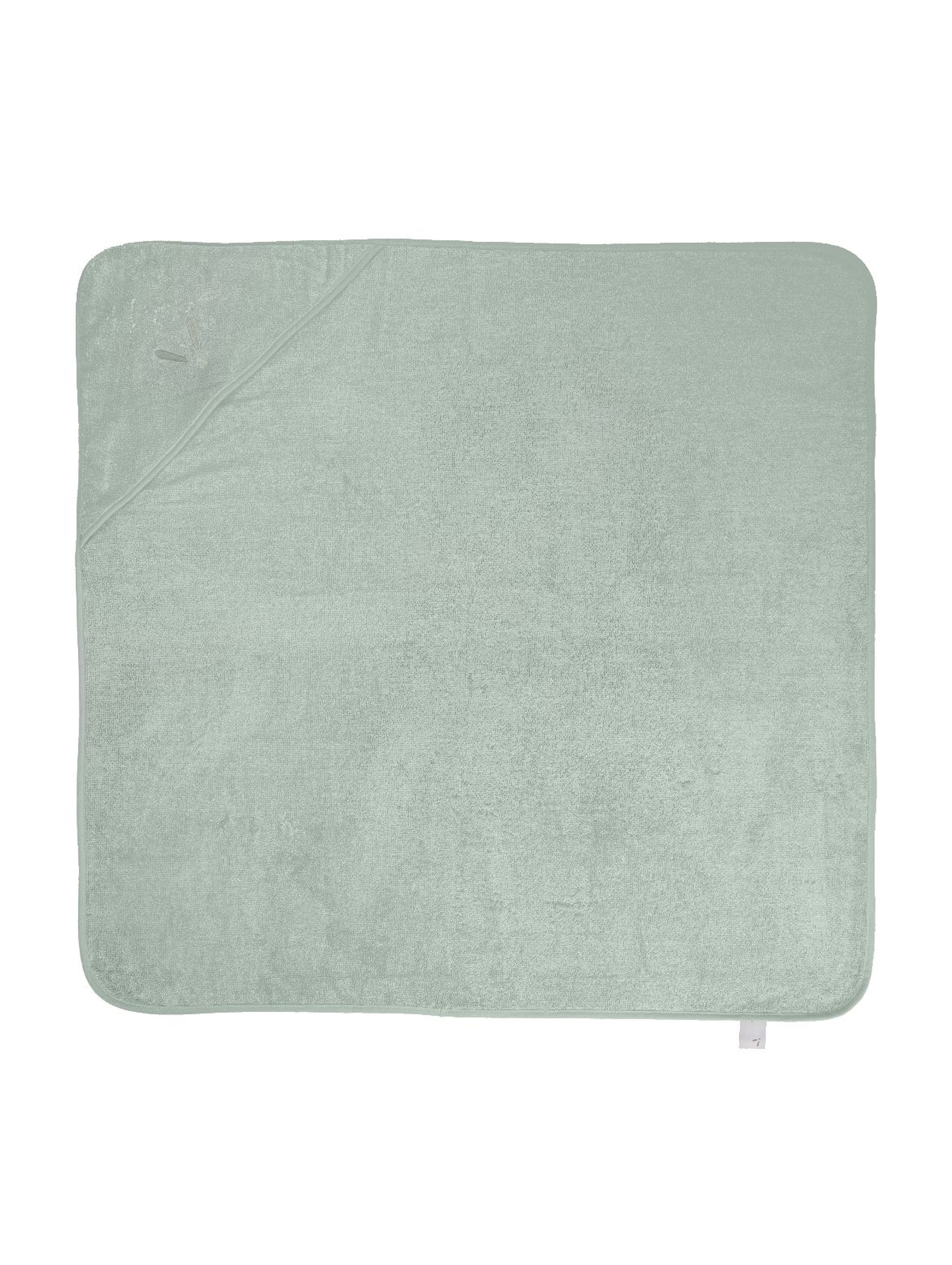 Ręcznik z kapturkiem,  okrycie kąpielowe bambusowo-bawełniane z haftem kolekcja TowelPower - 75x75 cm