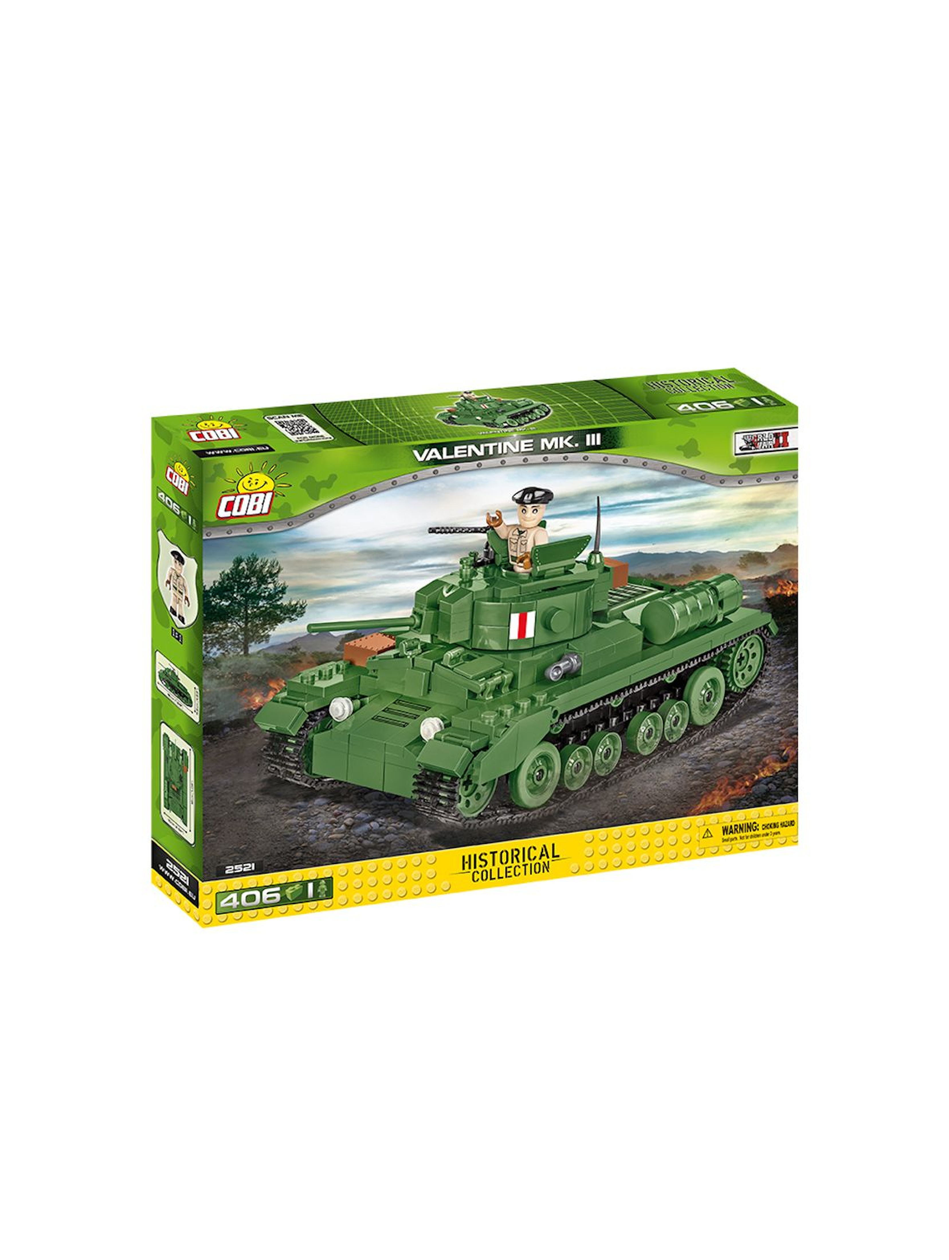 Klocki Cobi Small Army Ainfantry Tank MKIII Valeritin 406el