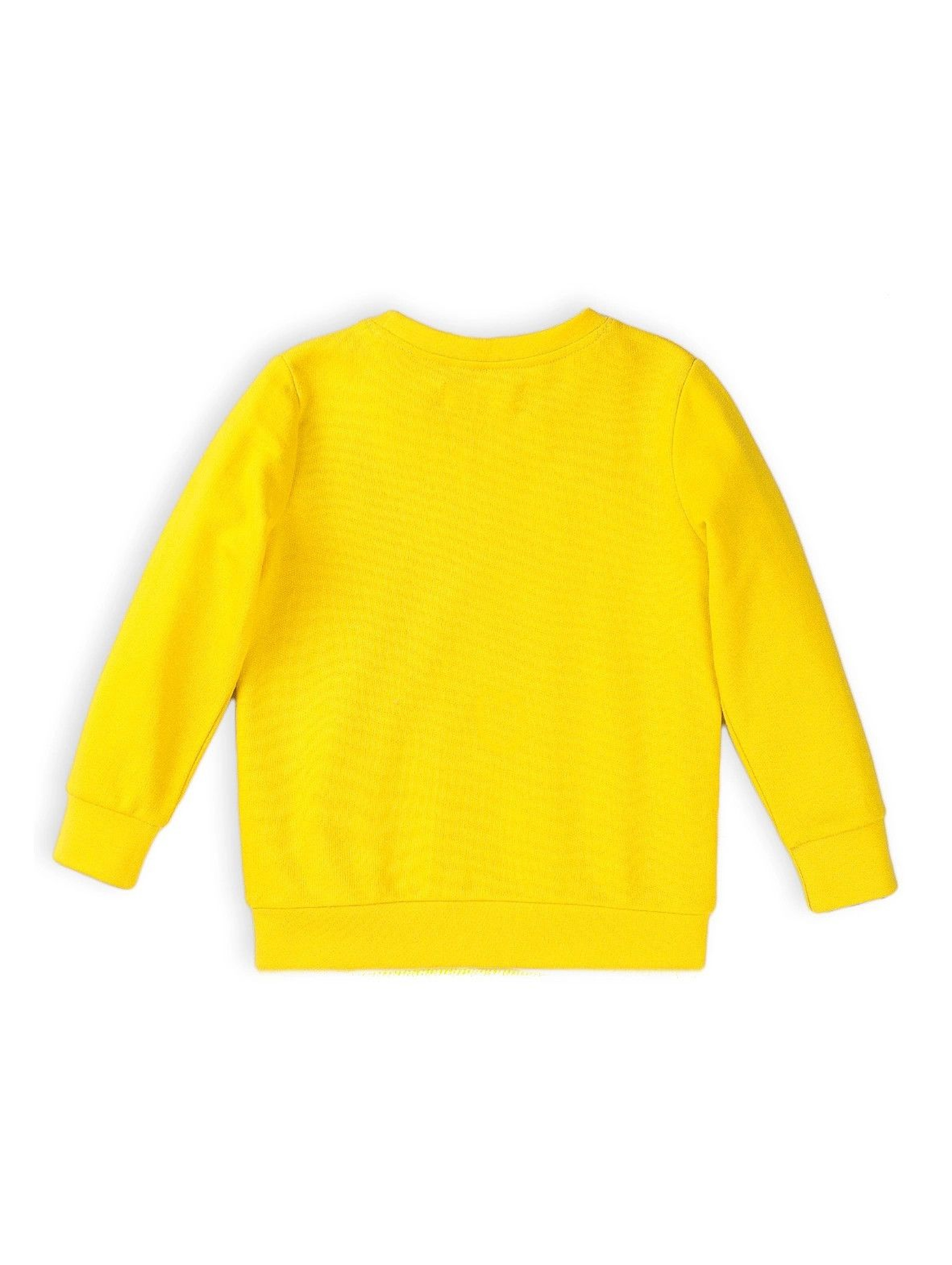 Bluza dresowa chłopięca w kolorze żółtym
