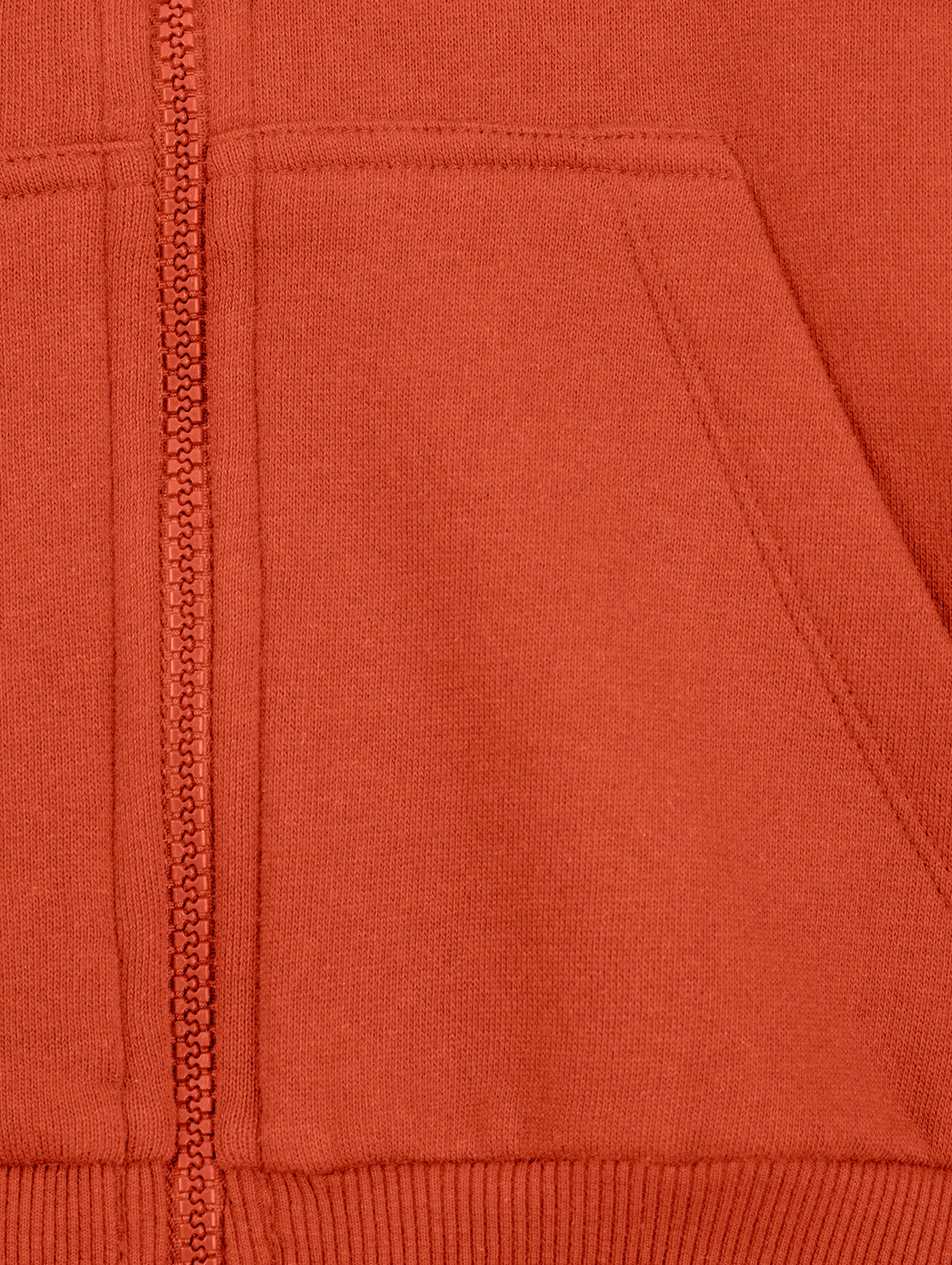 Pomarańczowa bluza rozpinana z kapturem - unisex - Limited Edition