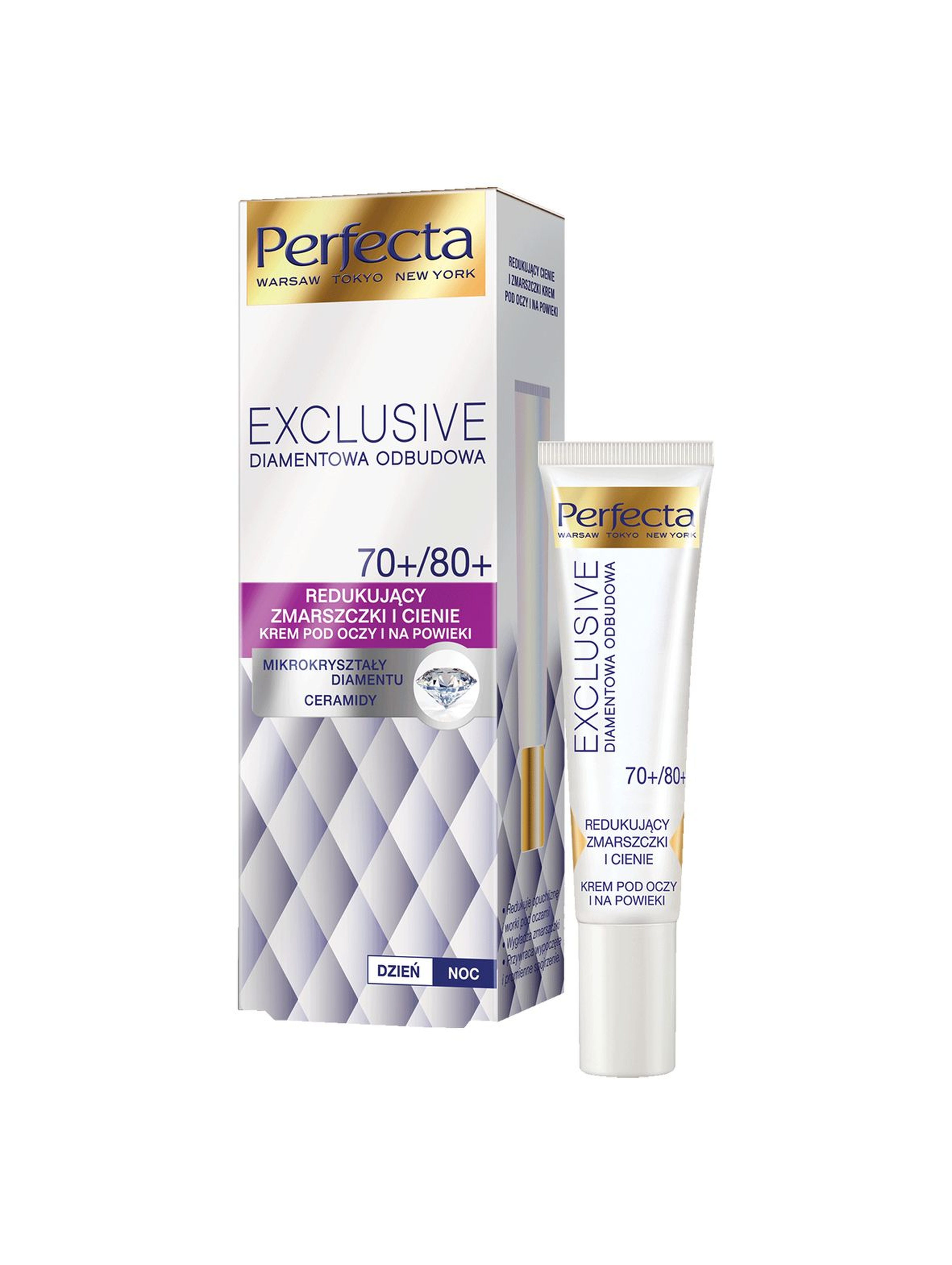 Perfecta Exclusive - redukujący zmarszczki i cienie krem pod oczy i na powieki -15 ml