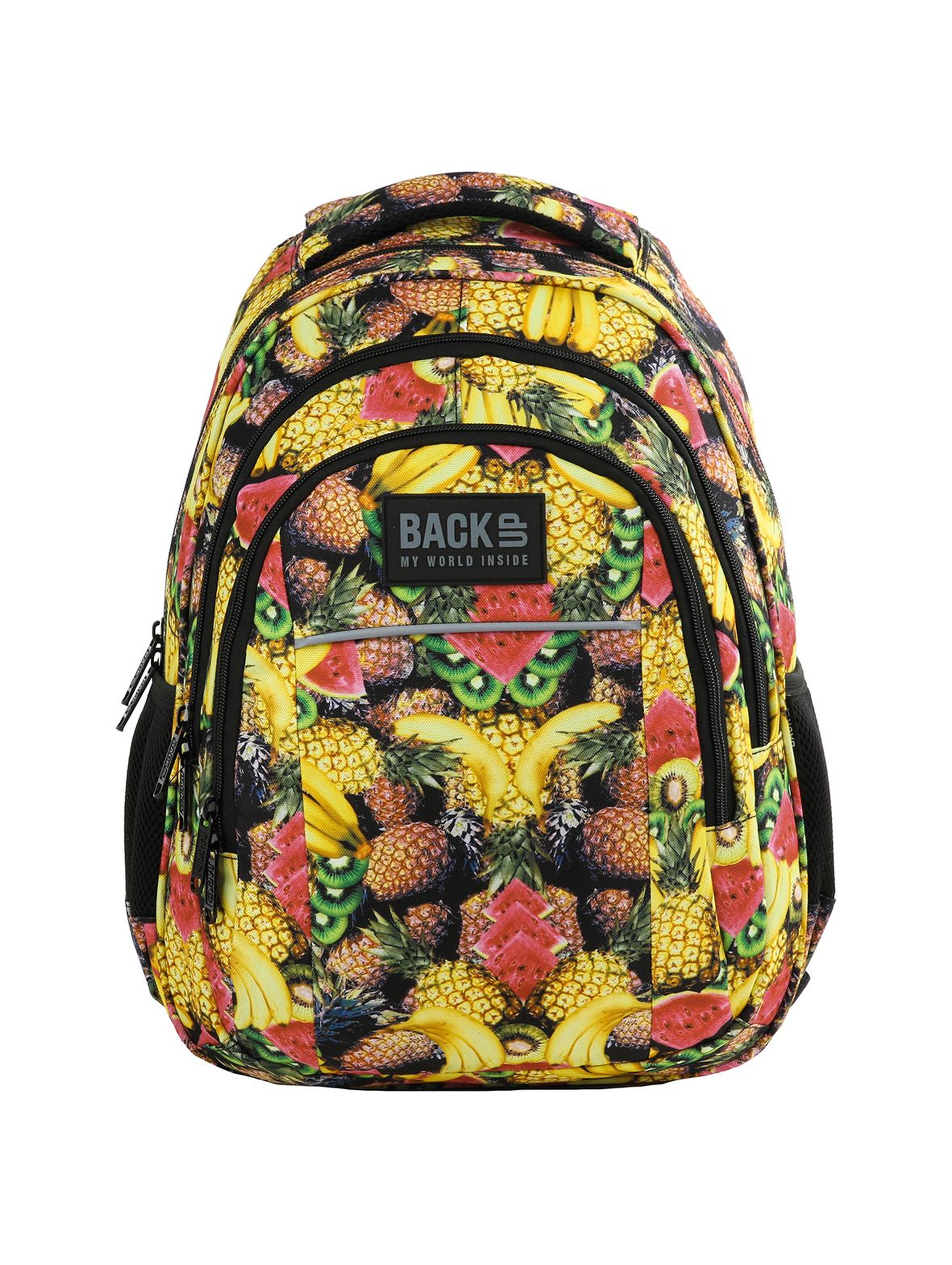 Plecak szkolny BACKUP w kolorowe owoce