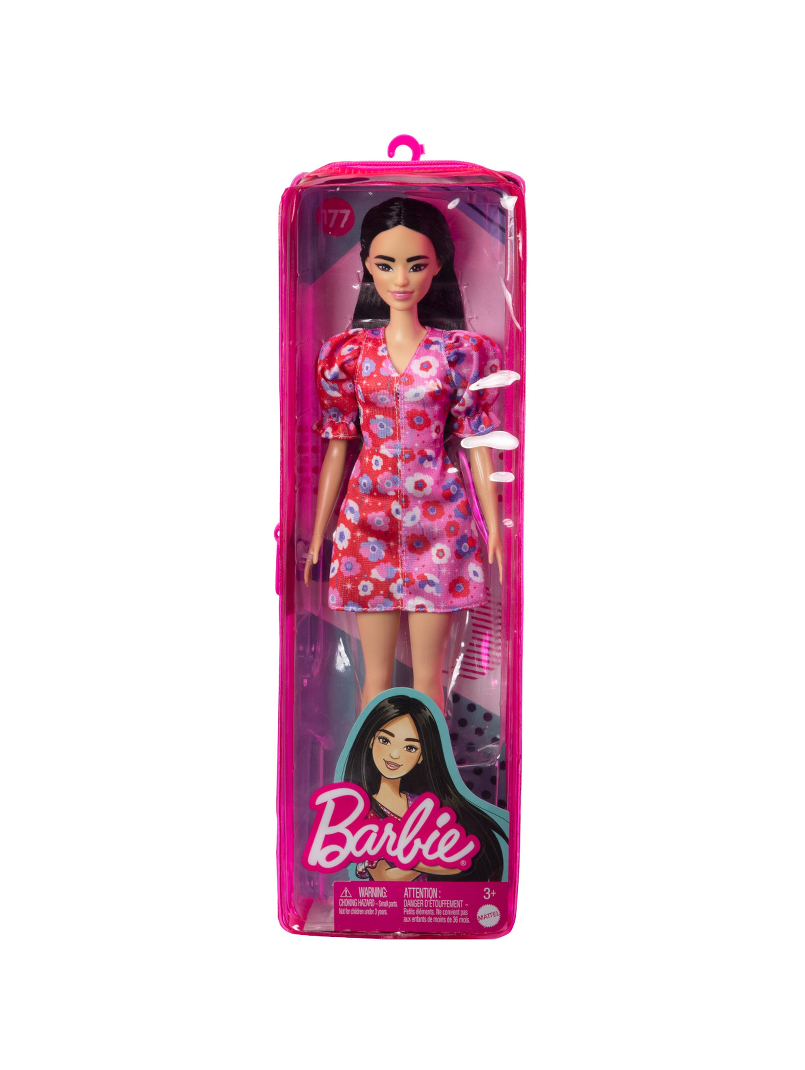 Barbie Dwukolorowa sukienka w kwiaty