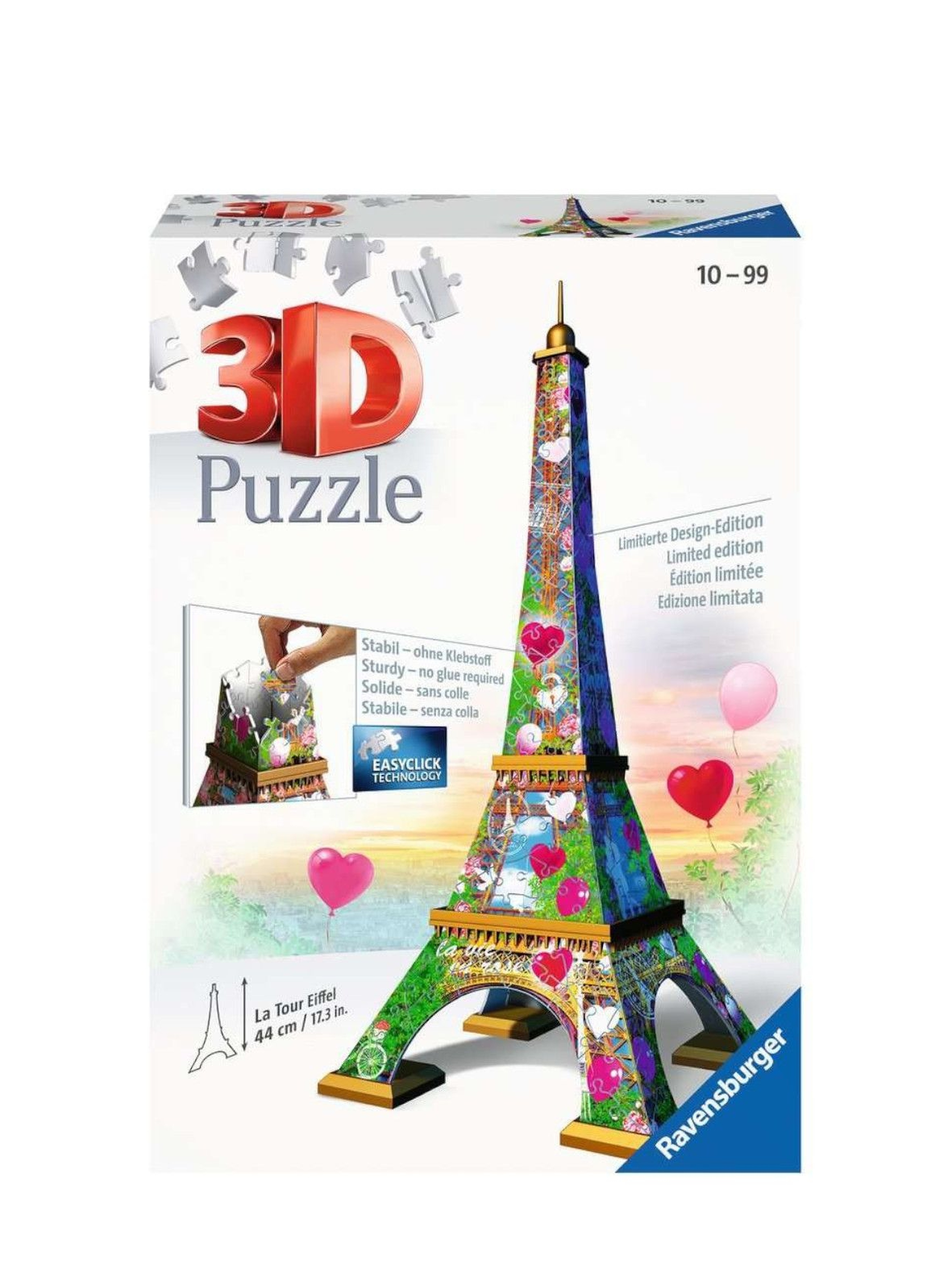 Puzzle 3D Wieza Eiffla Love Edition - 216 elementów