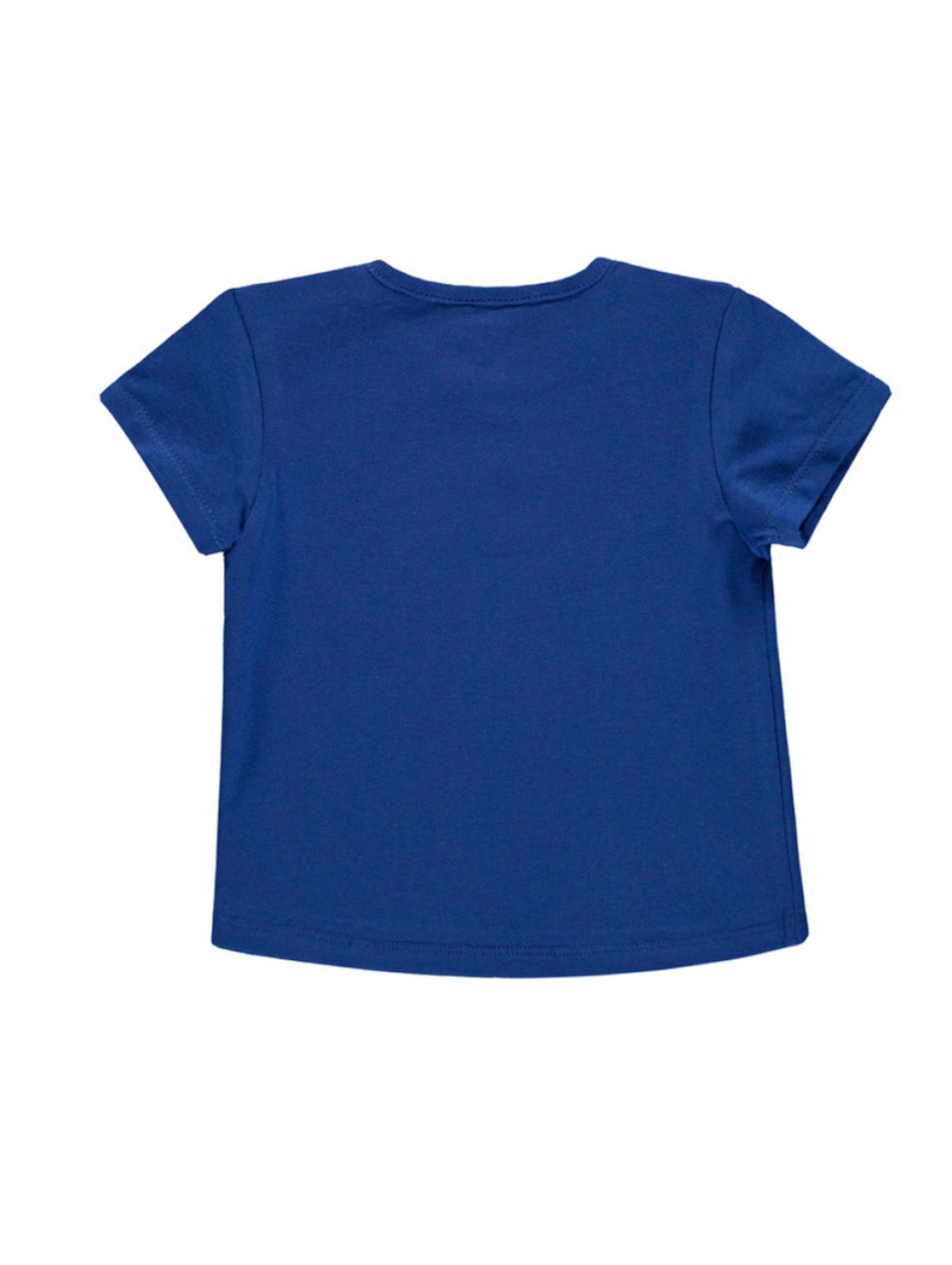 Dziewczęca bluzka z krótkim rękawem niebieska