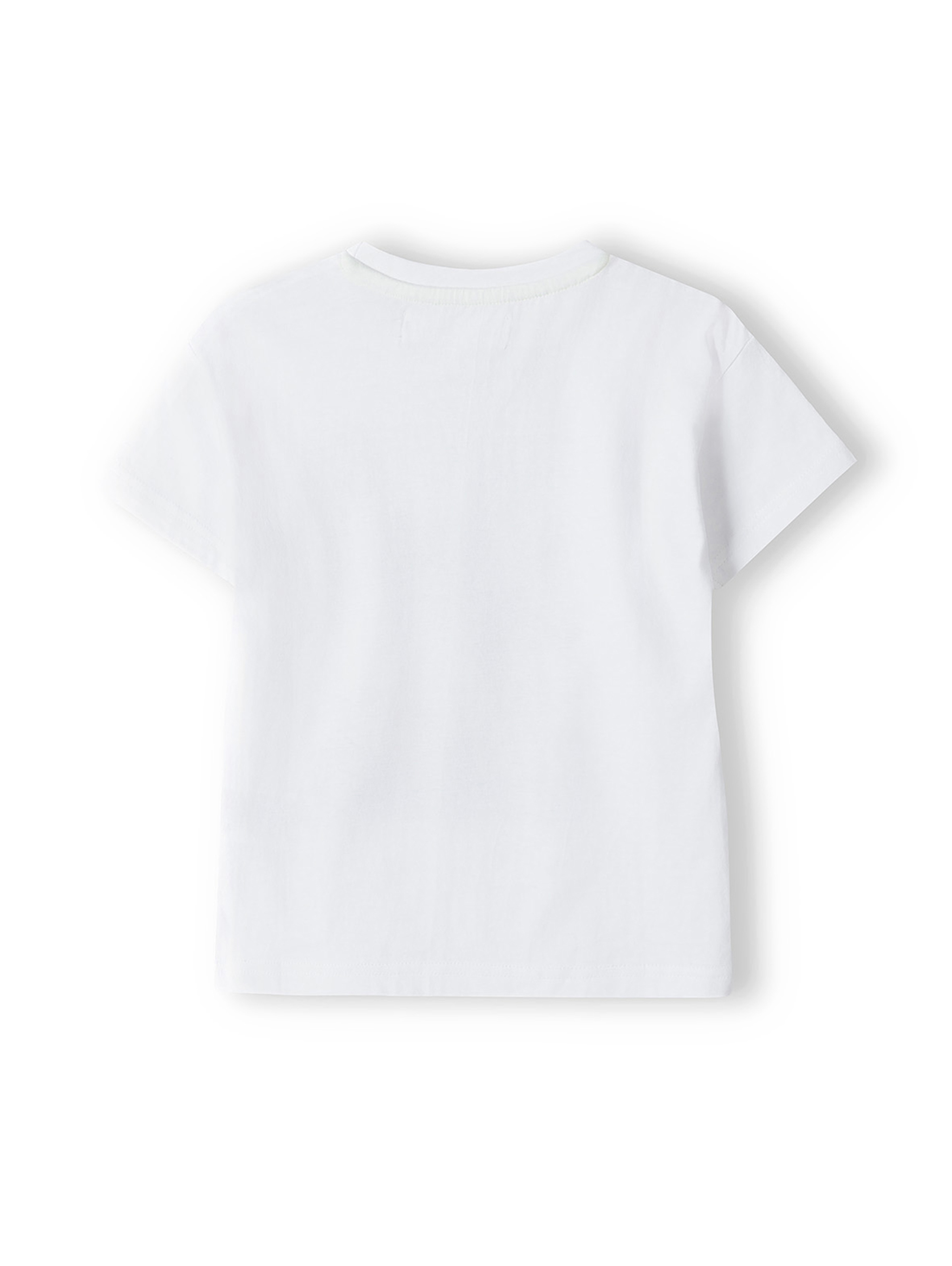Komplet dla dziewczynki - biały t-shirt + krótkie spodenki