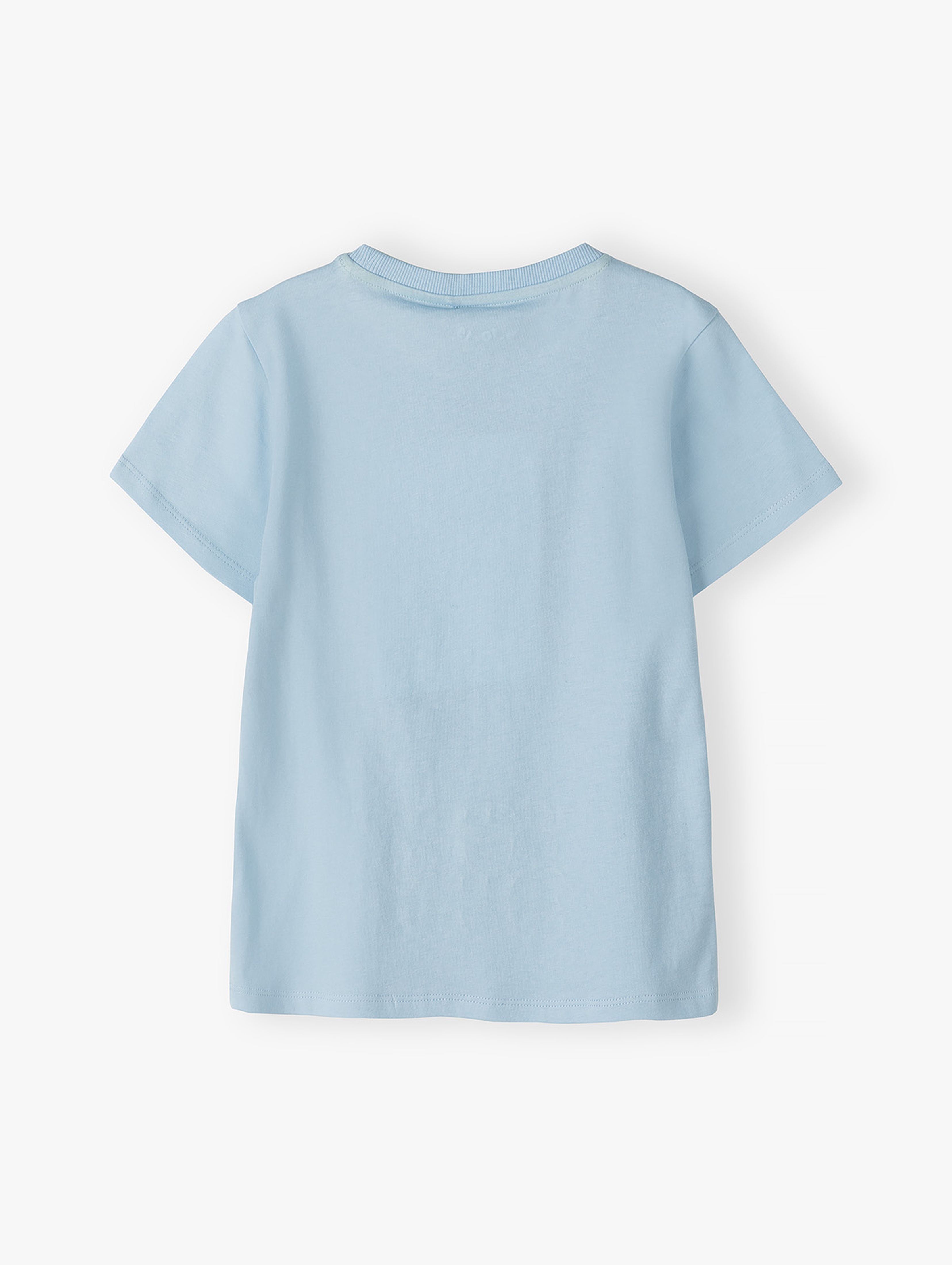 Niebieski bawełniany t-shirt dla chłopca- Surf dude