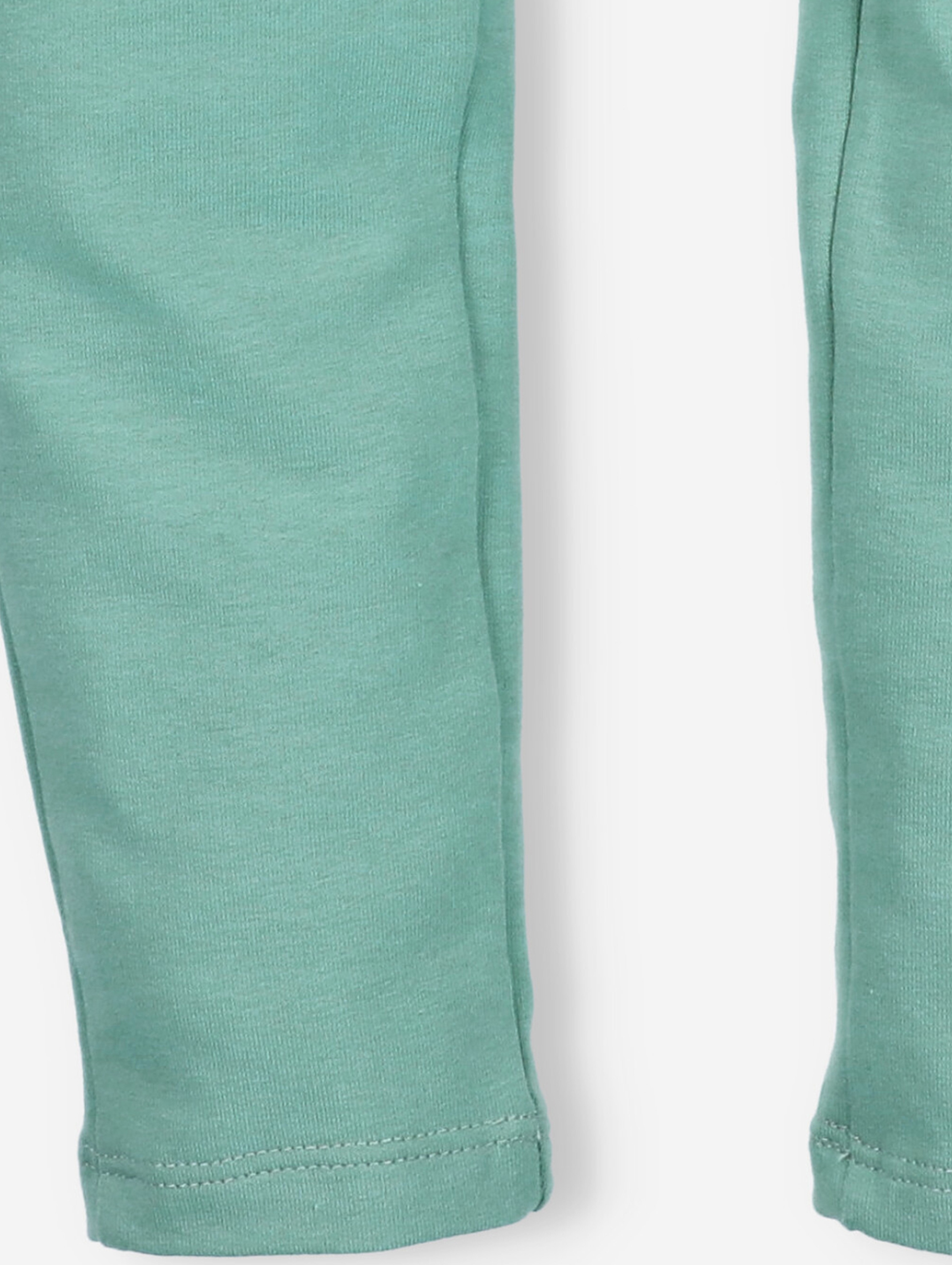 Spodnie dresowe dla dziewczynki - I Love Colors - jasnozielone