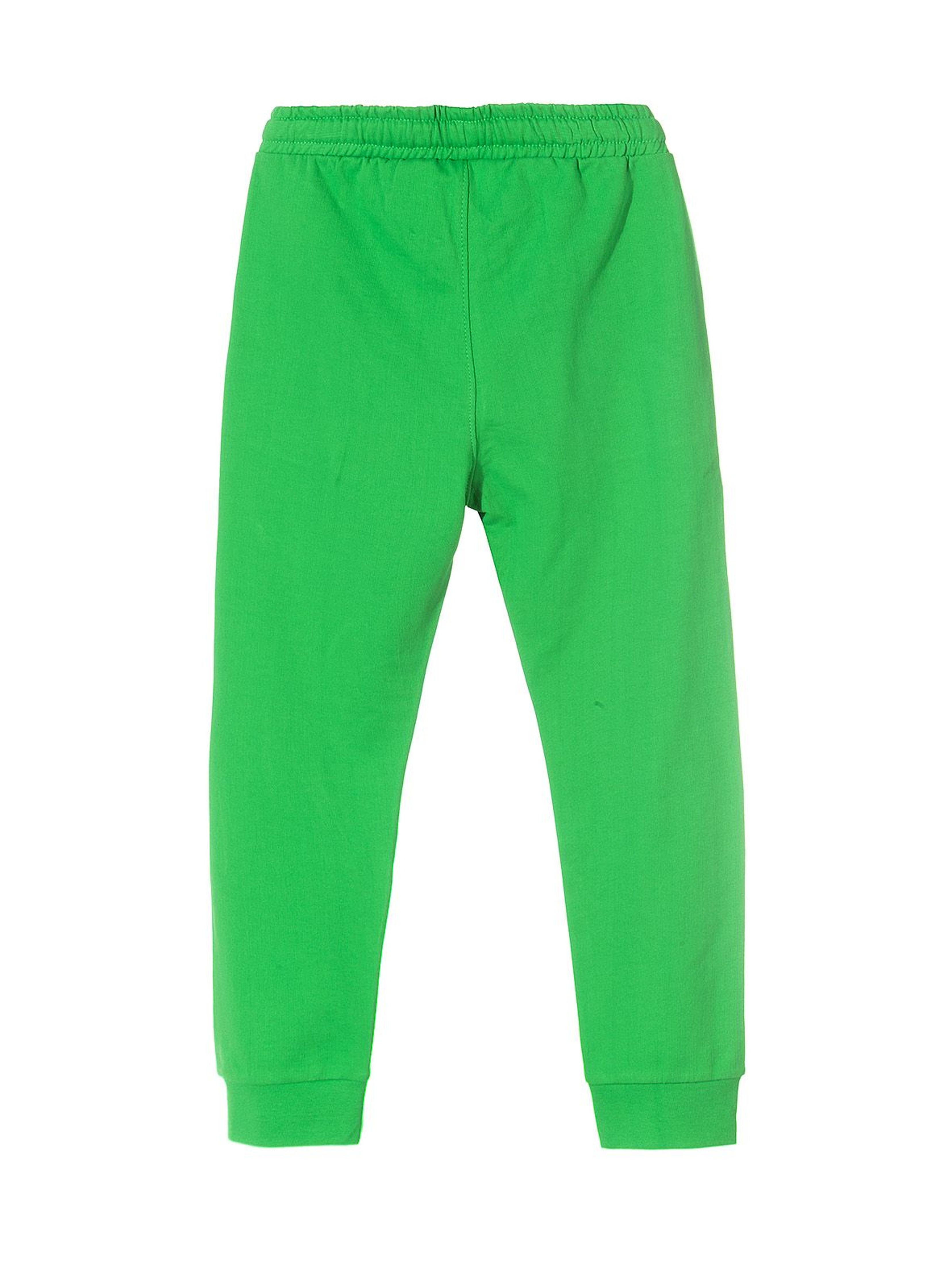 Zielone spodnie dresowe z kieszeniami