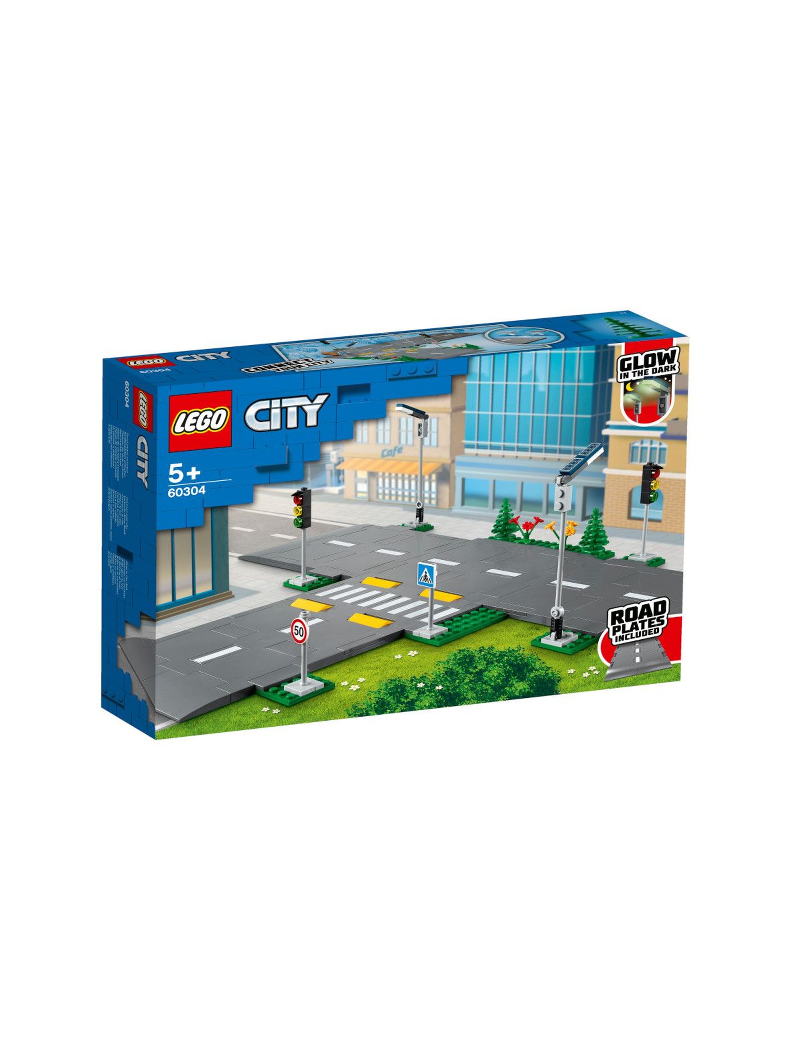 LEGO City 60304 - Płyty drogowe - 112el - wiek 5+