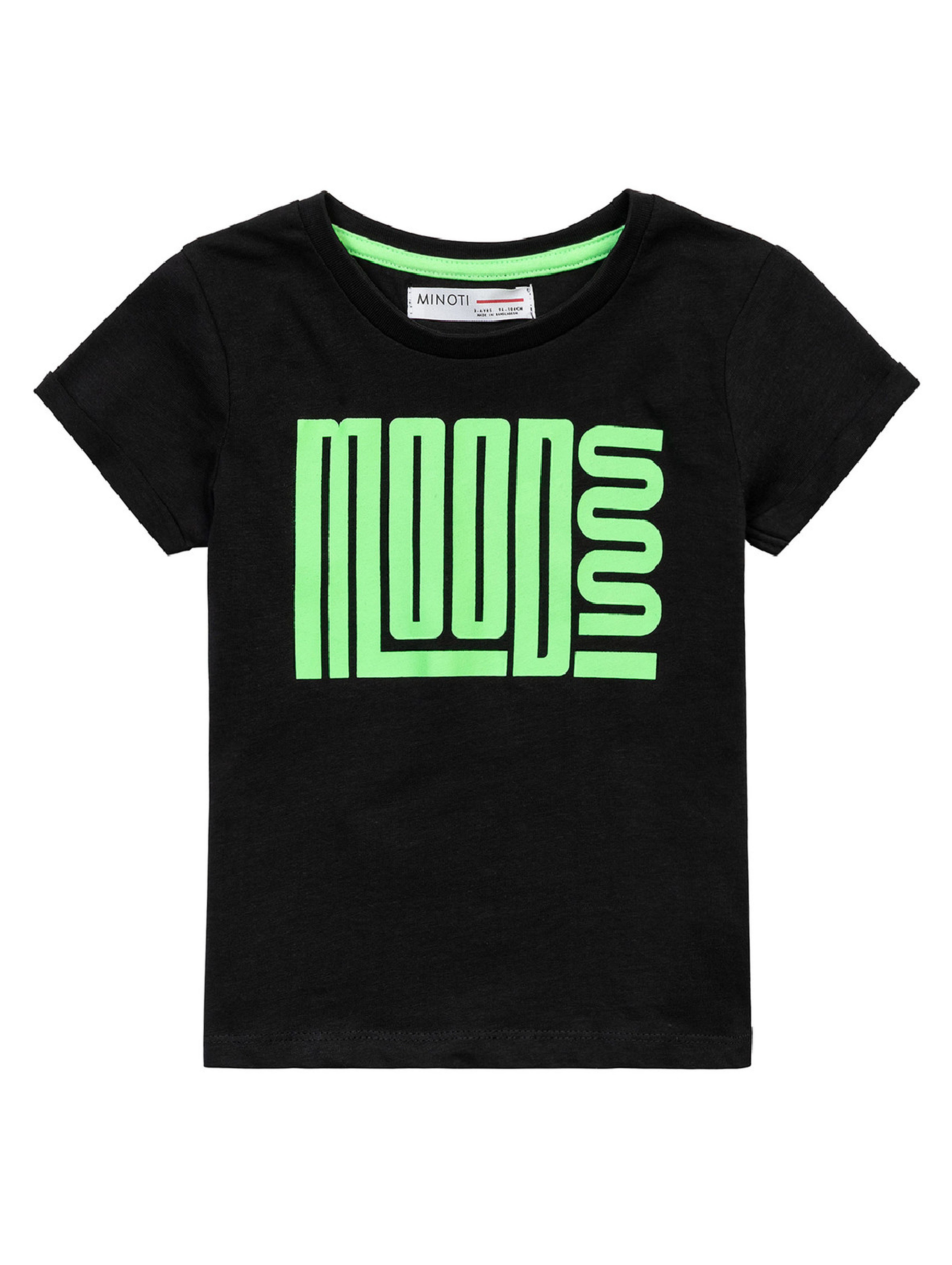 T-shirt z krótkimi podwiniętymi rękawami dla chłopca- Mood