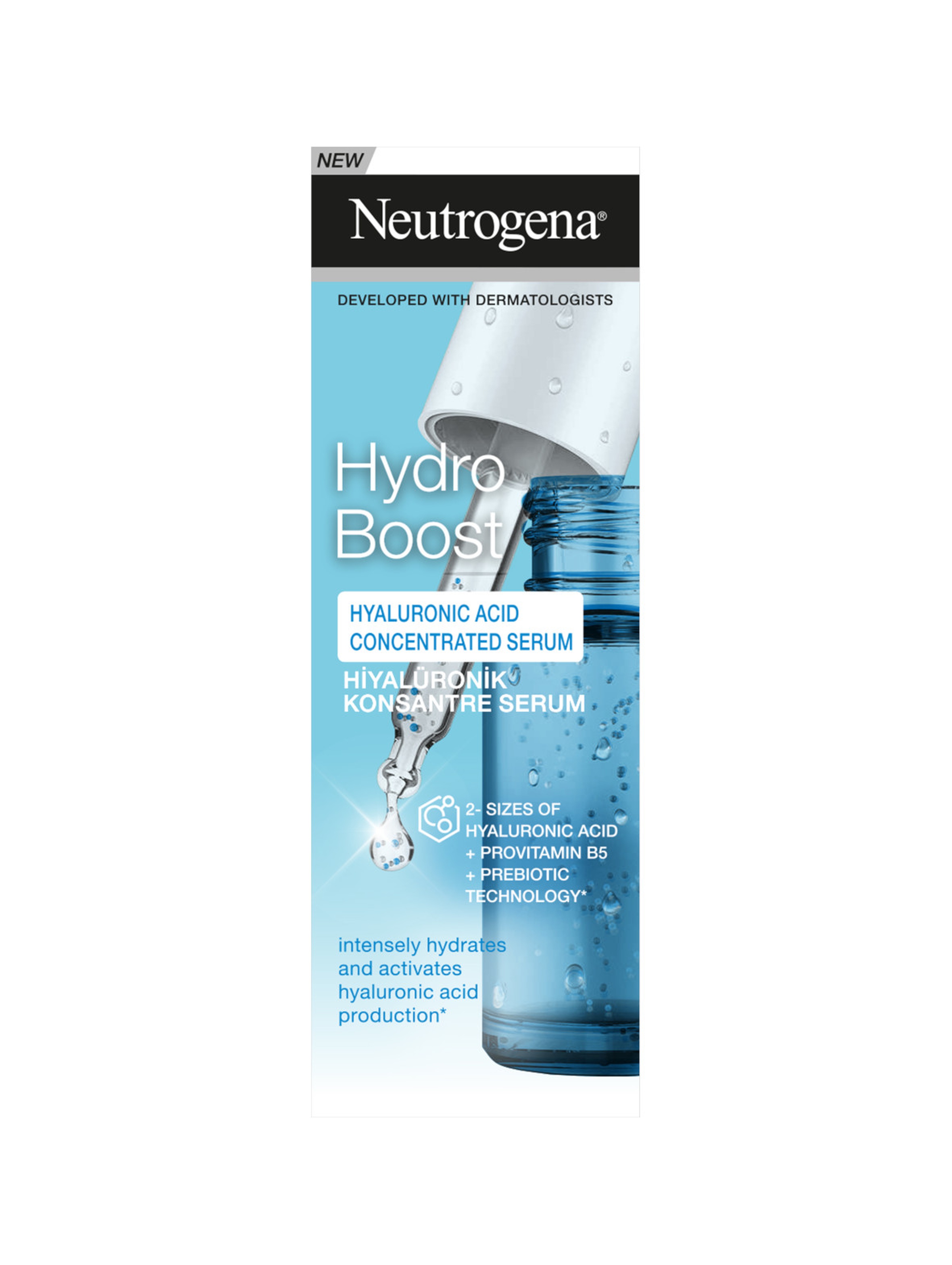 Neutrogena® Hydro Boost® Skoncentrowane serum z kwasem hialuronowym NOWOŚĆ