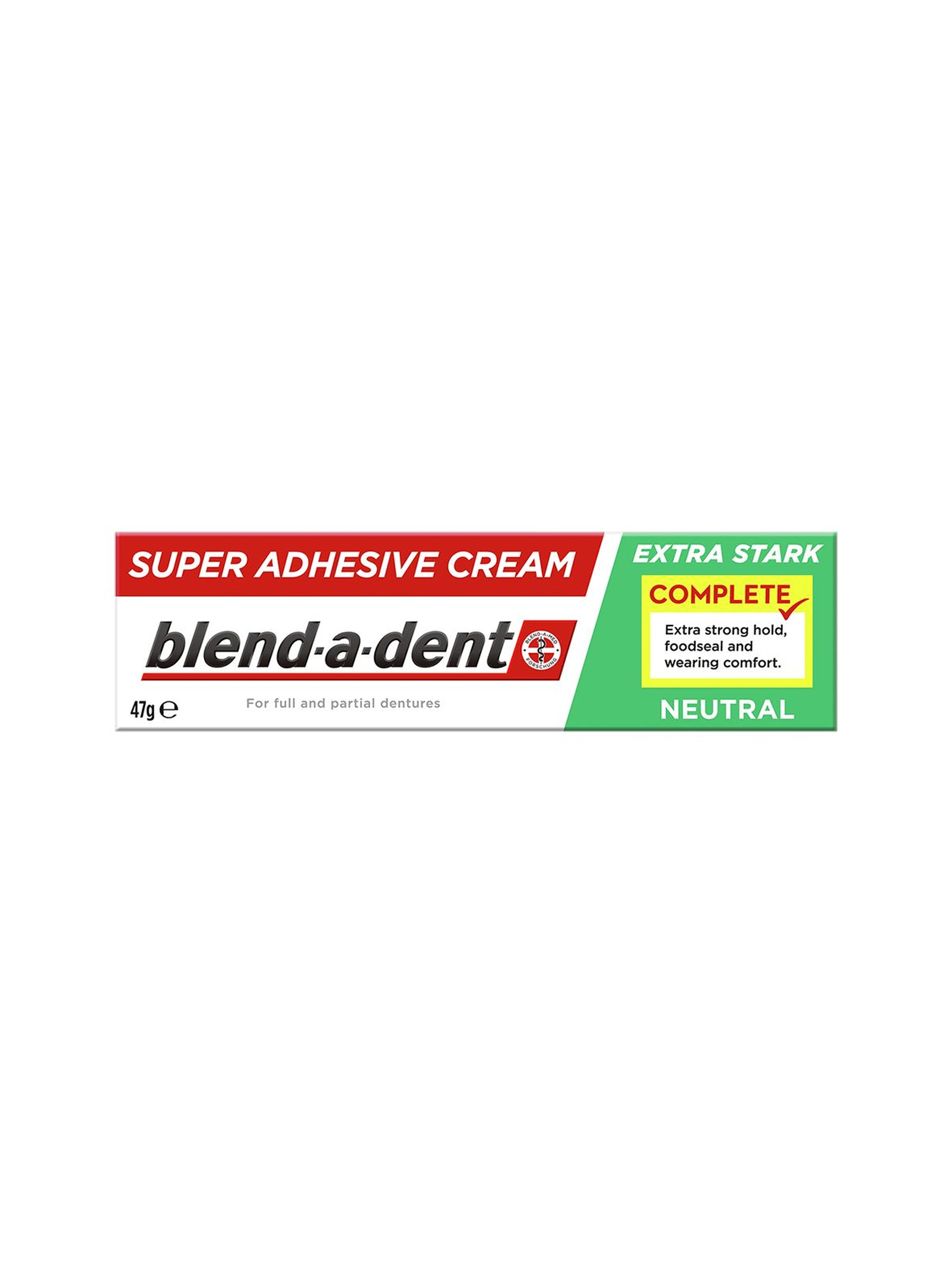 Blend-a-Dent Complete Neutral Super Adhesive Klej do protez neutralny 47 g