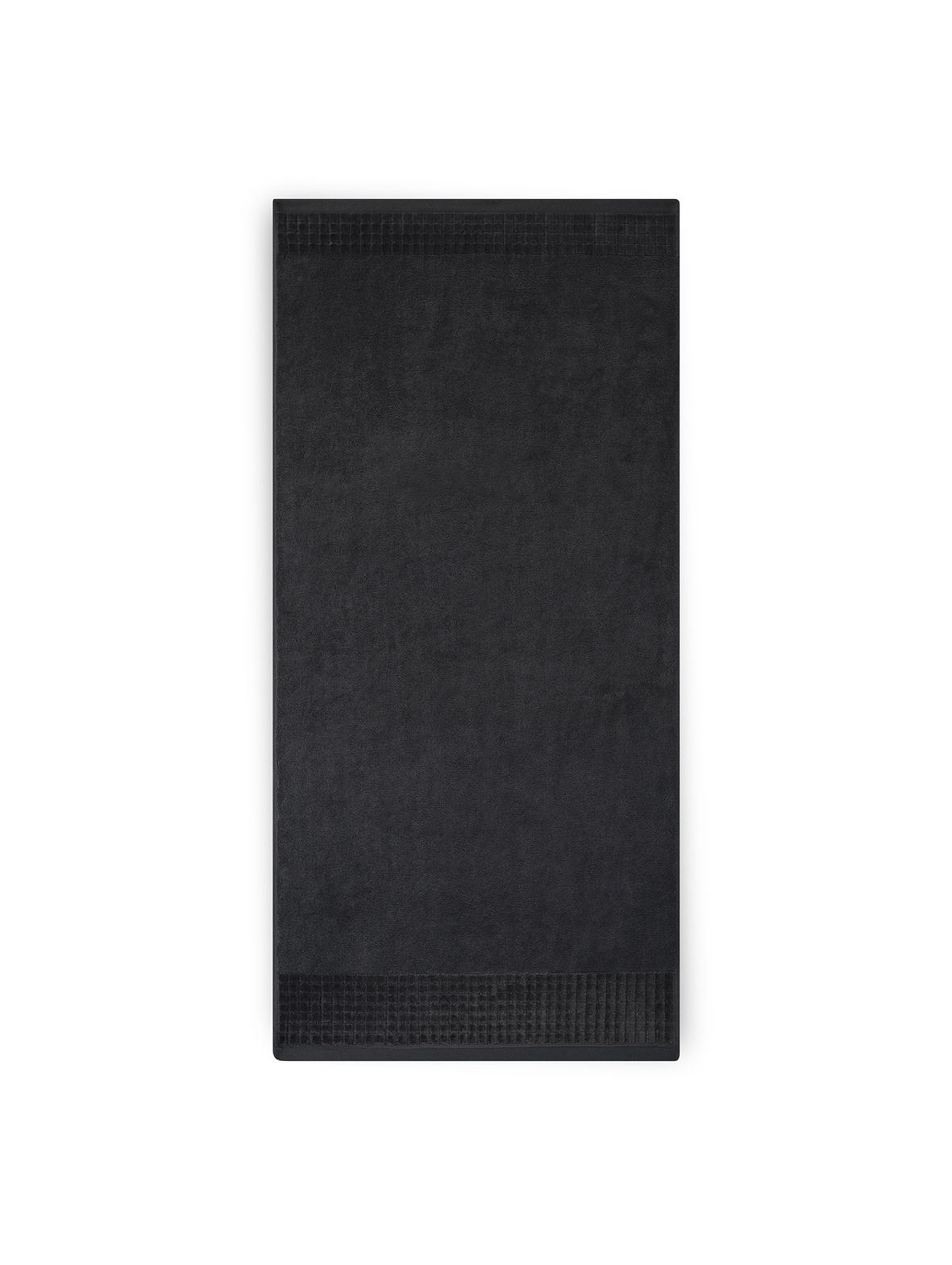 Ręcznik Paulo z bawełny egipskiej  50x100 cm - czarny