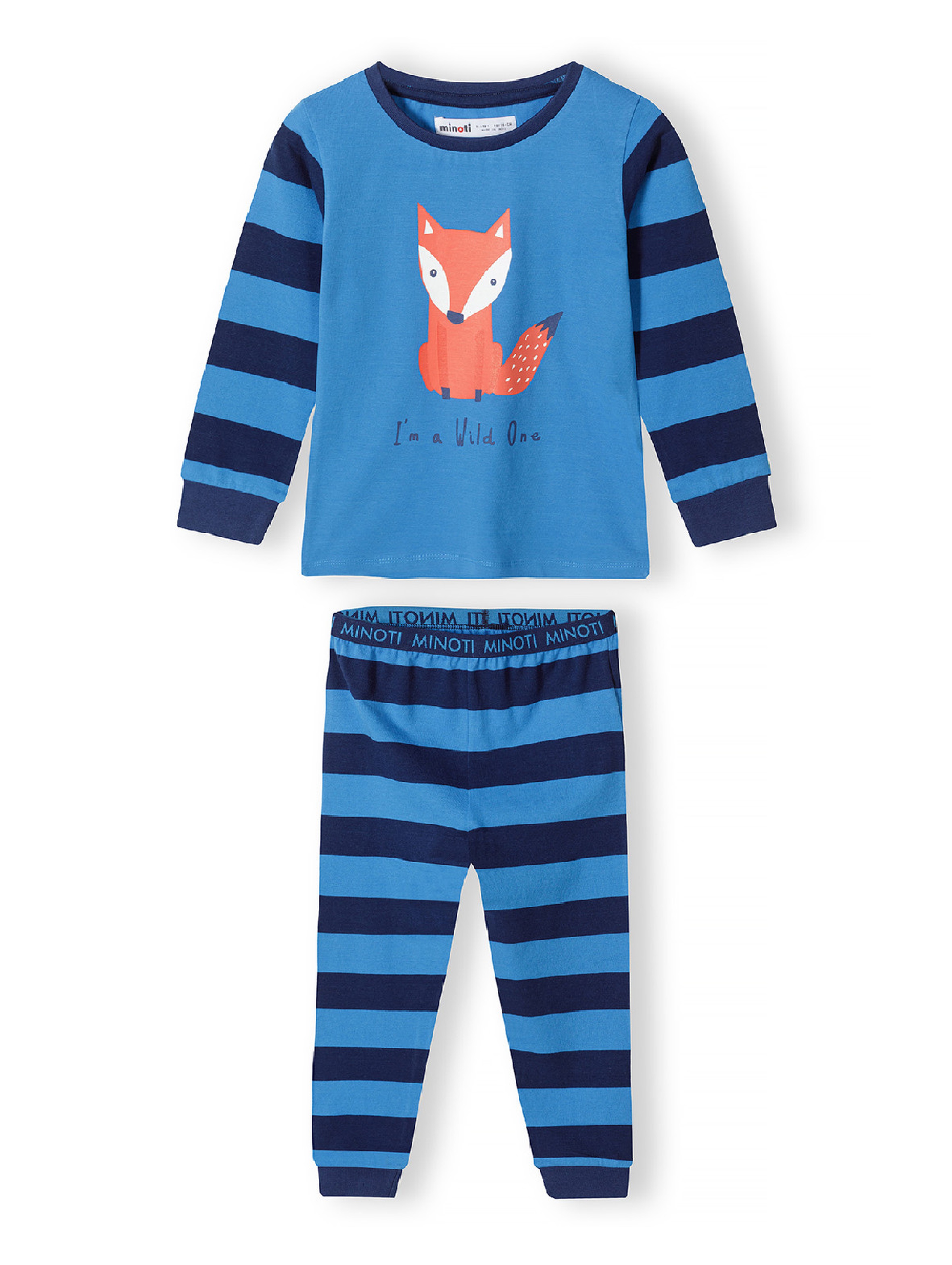 2-pack piżam niemowlęcych z długim rękawem w leśne zwierzęta dla chłopca