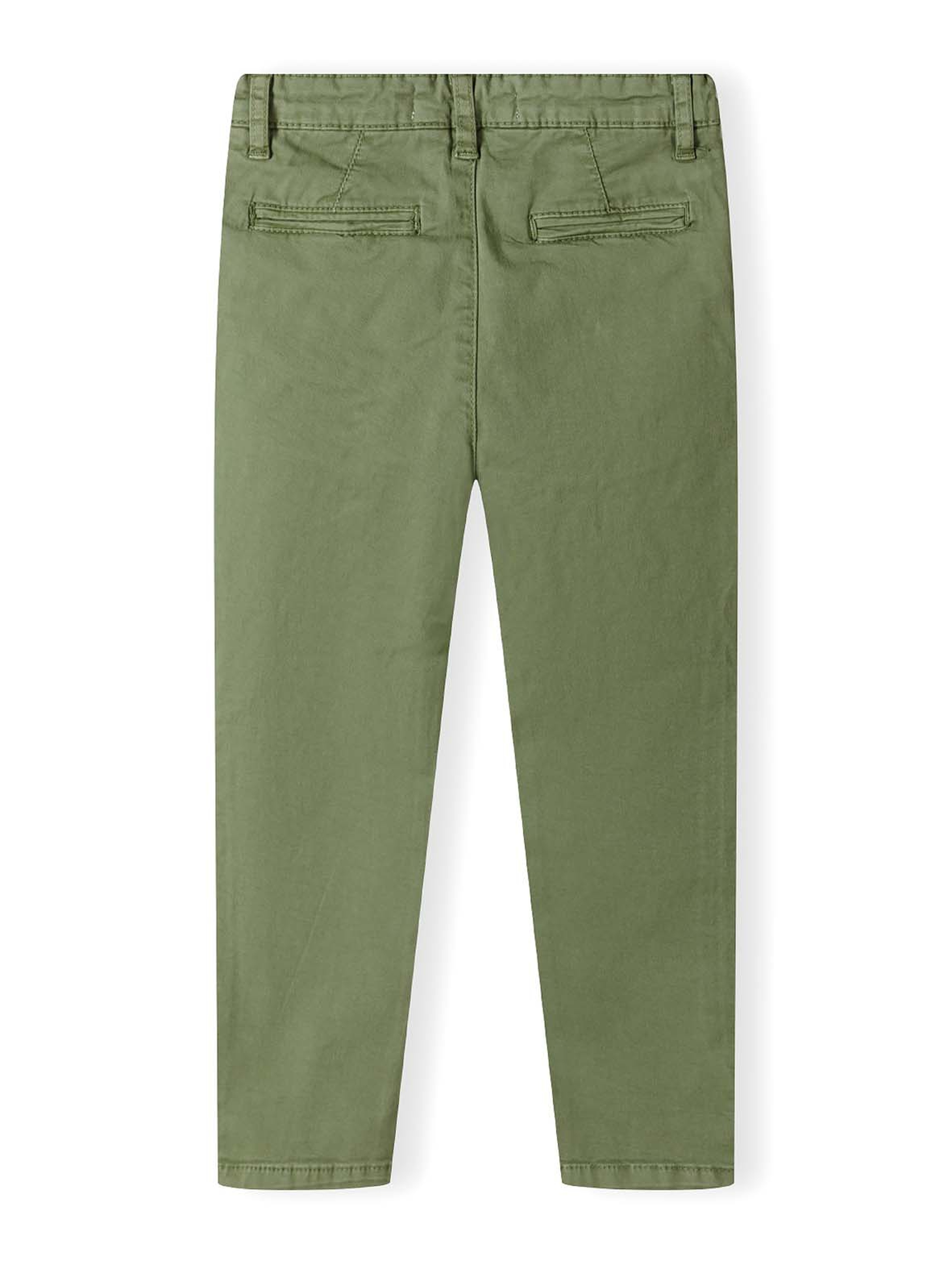 Zielone spodnie typu chino dla chłopca