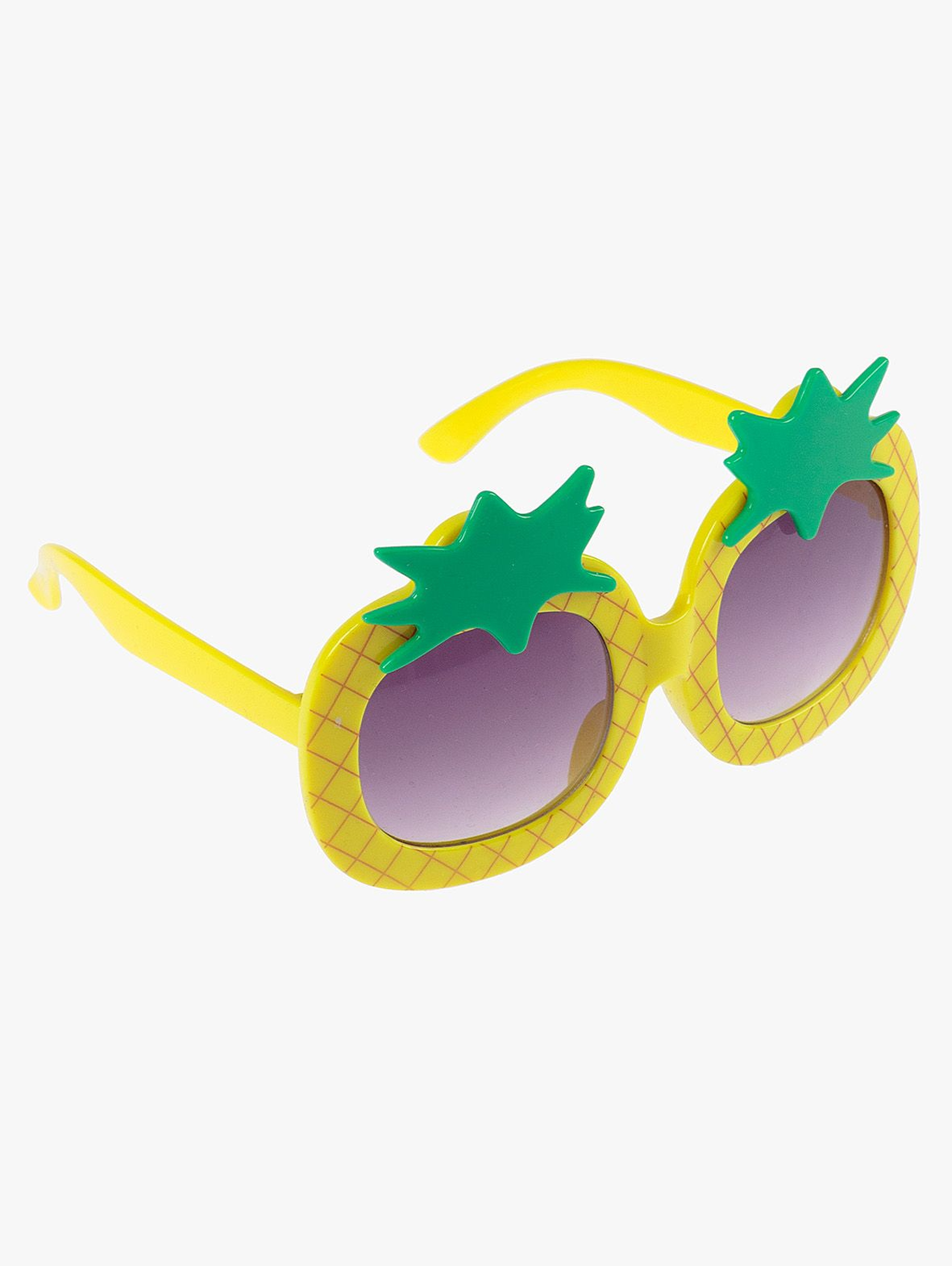 Okulary przeciwsłoneczne w kształcie ananasów