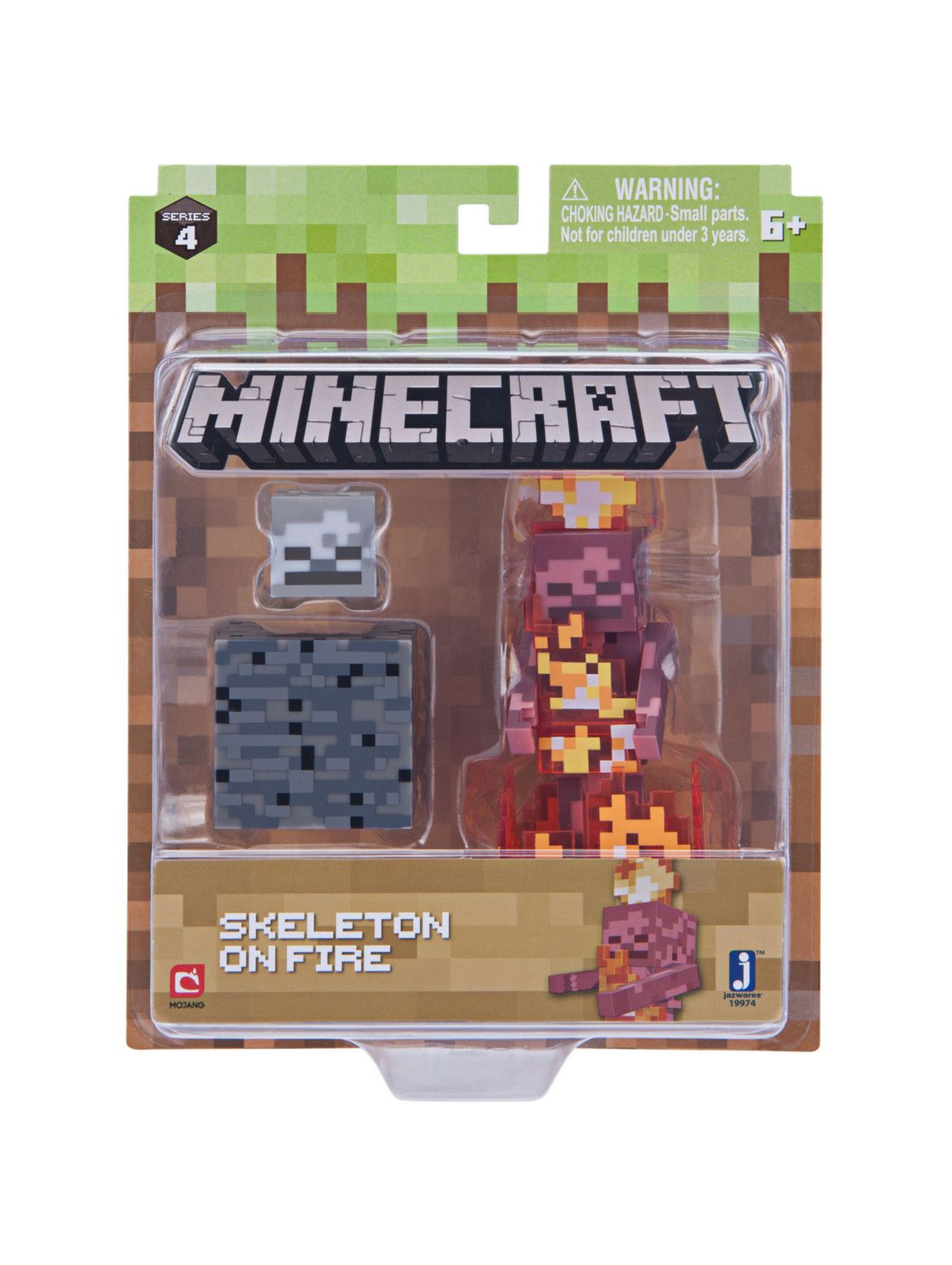 Figurka Skeleton w ogniu Minecraft