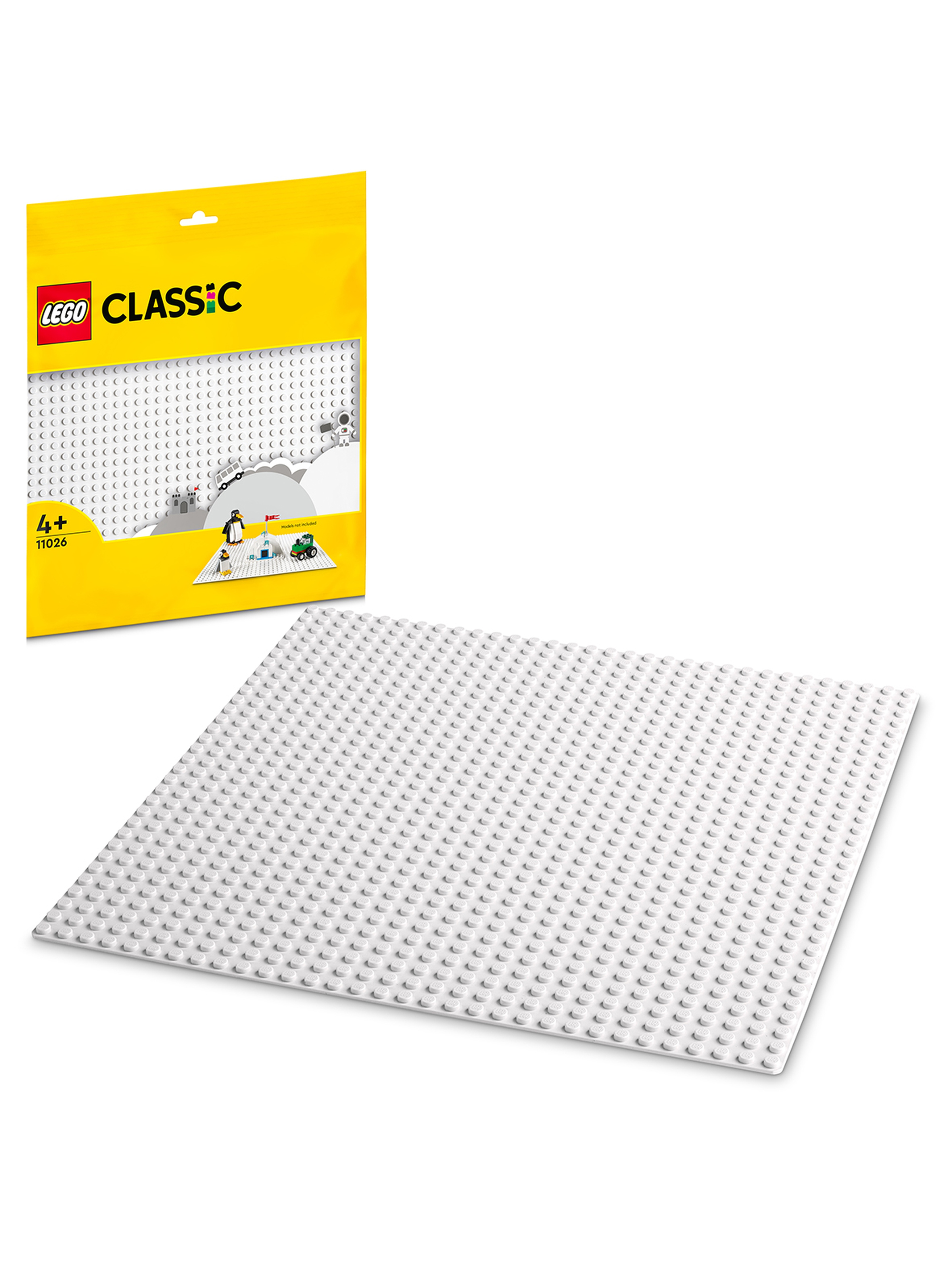 LEGO Classic - Biała płytka konstrukcyjna 11026 - wiek 4+