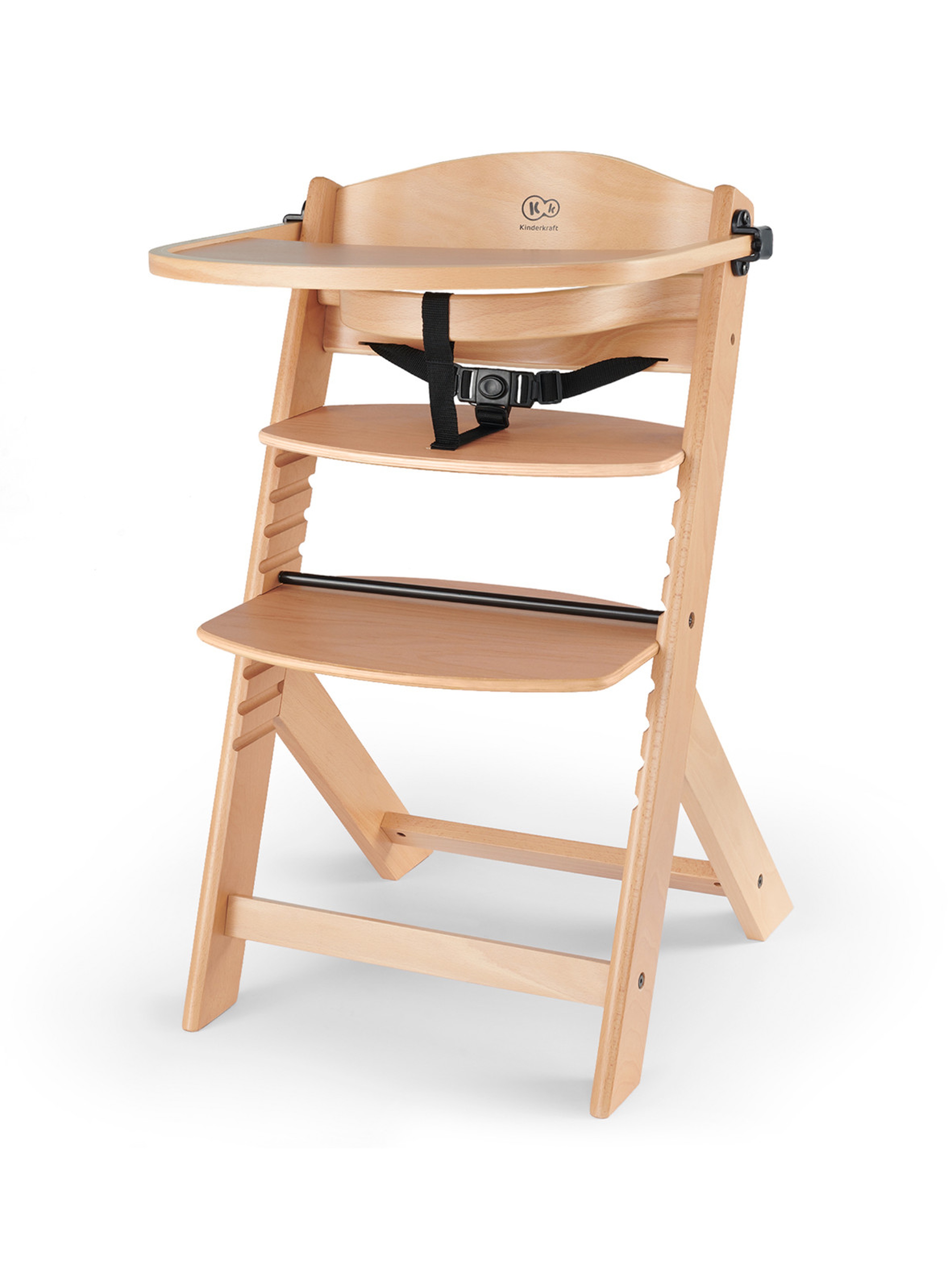 Krzesełko do karmienia ENOCK wooden - brązowe