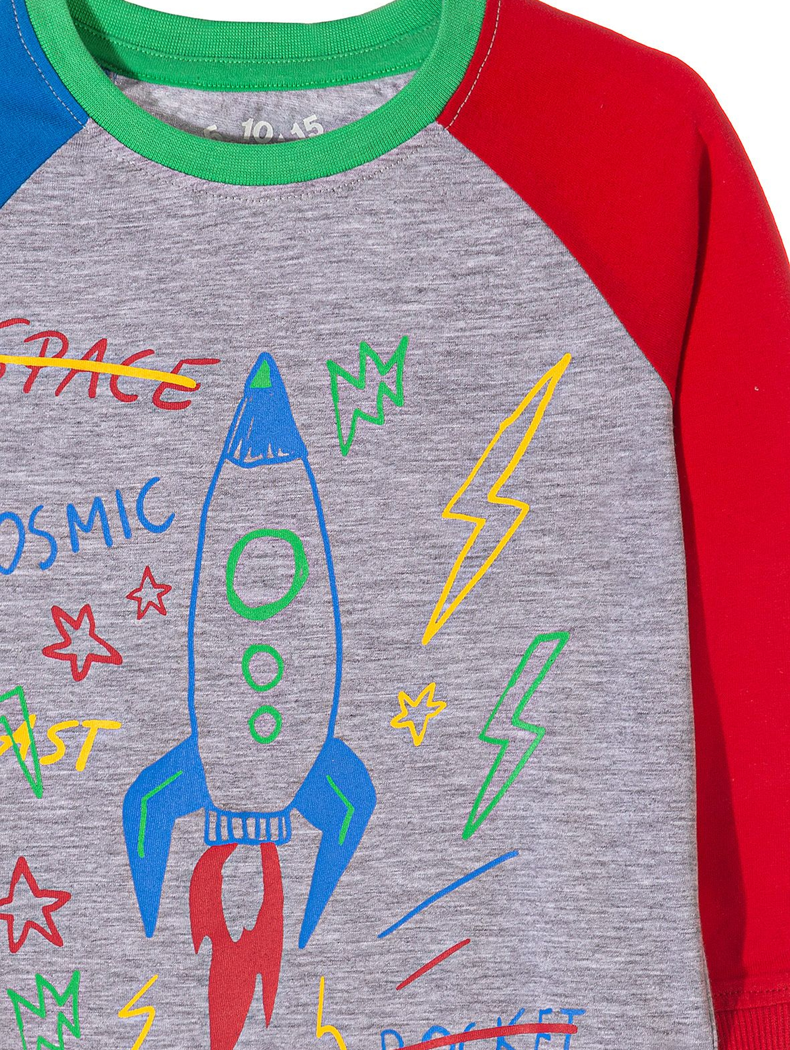 Piżama chłopięca z rakietą kosmiczną