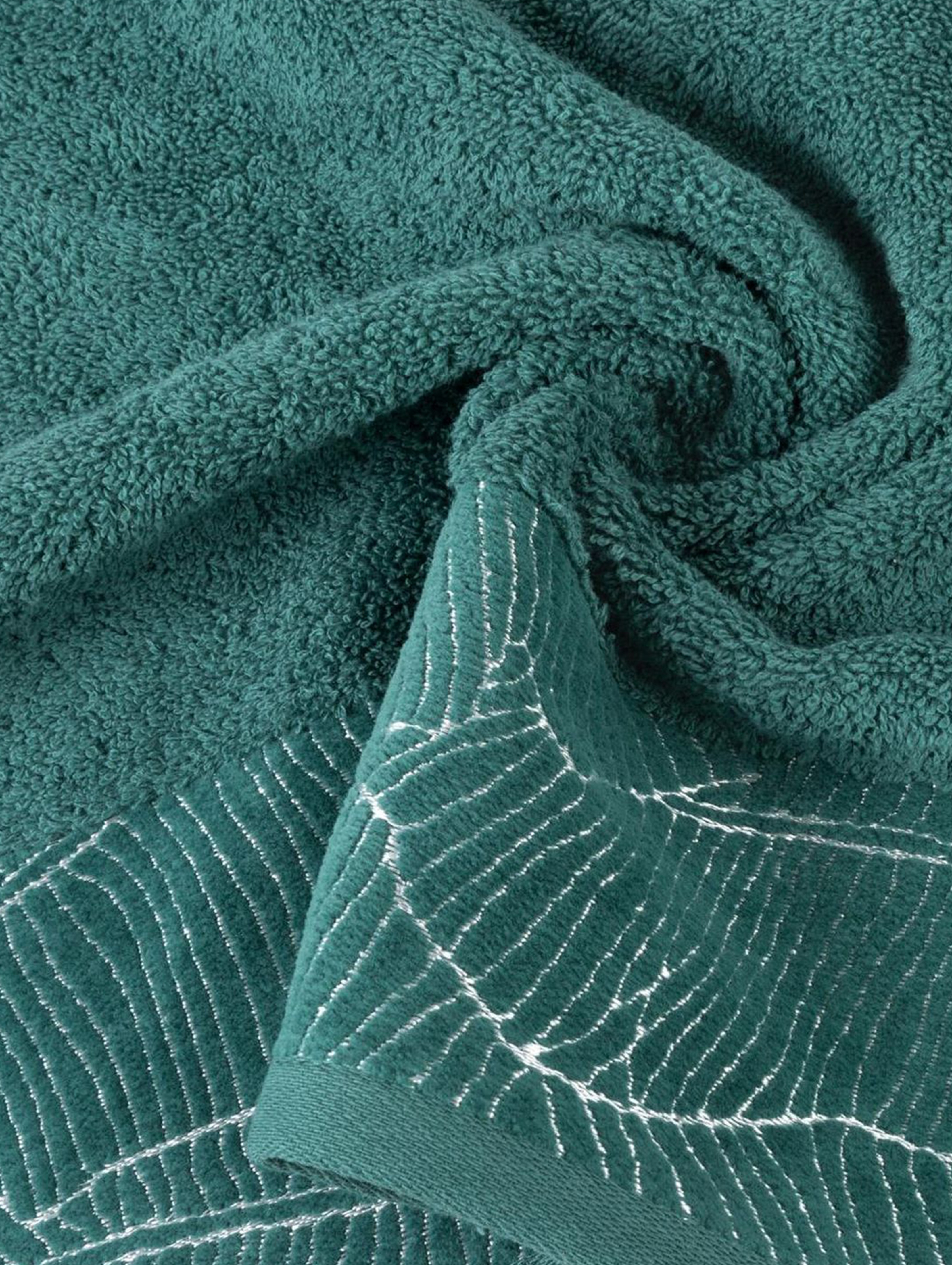 Ręcznik metalic (07) 30x50 cm turkusowy
