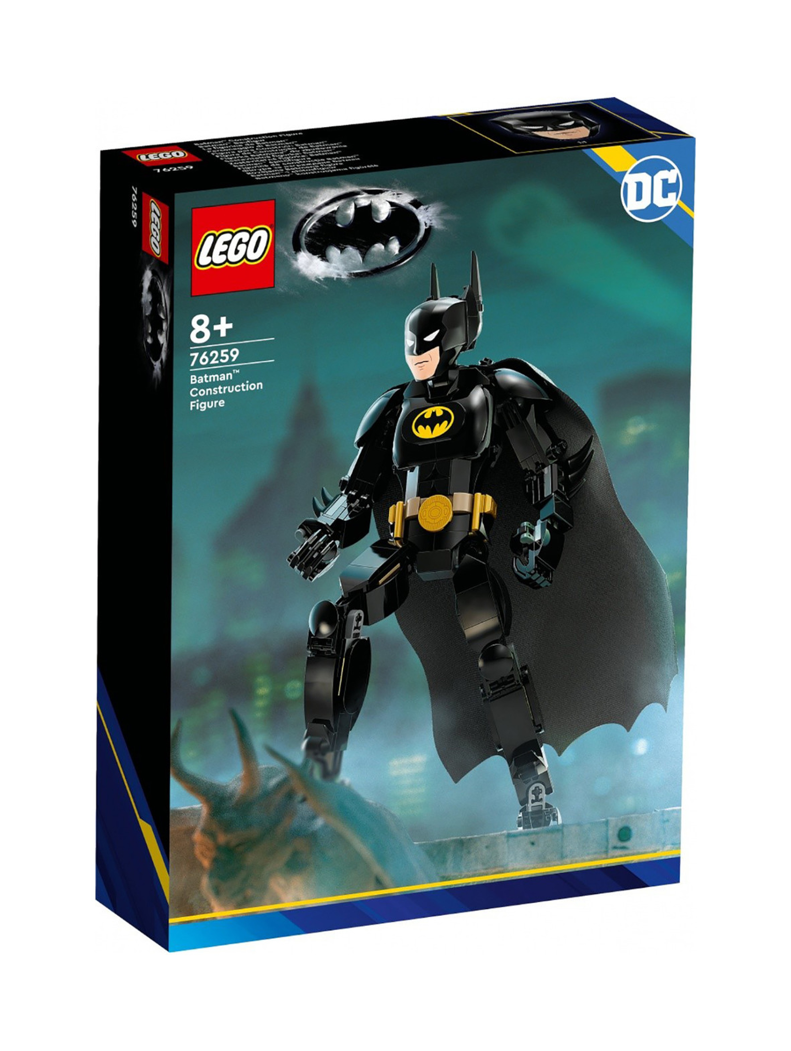 Klocki LEGO Super Heroes 76259 DC Figurka Batmana do zbudowania - 275 elementów, wiek 8 +