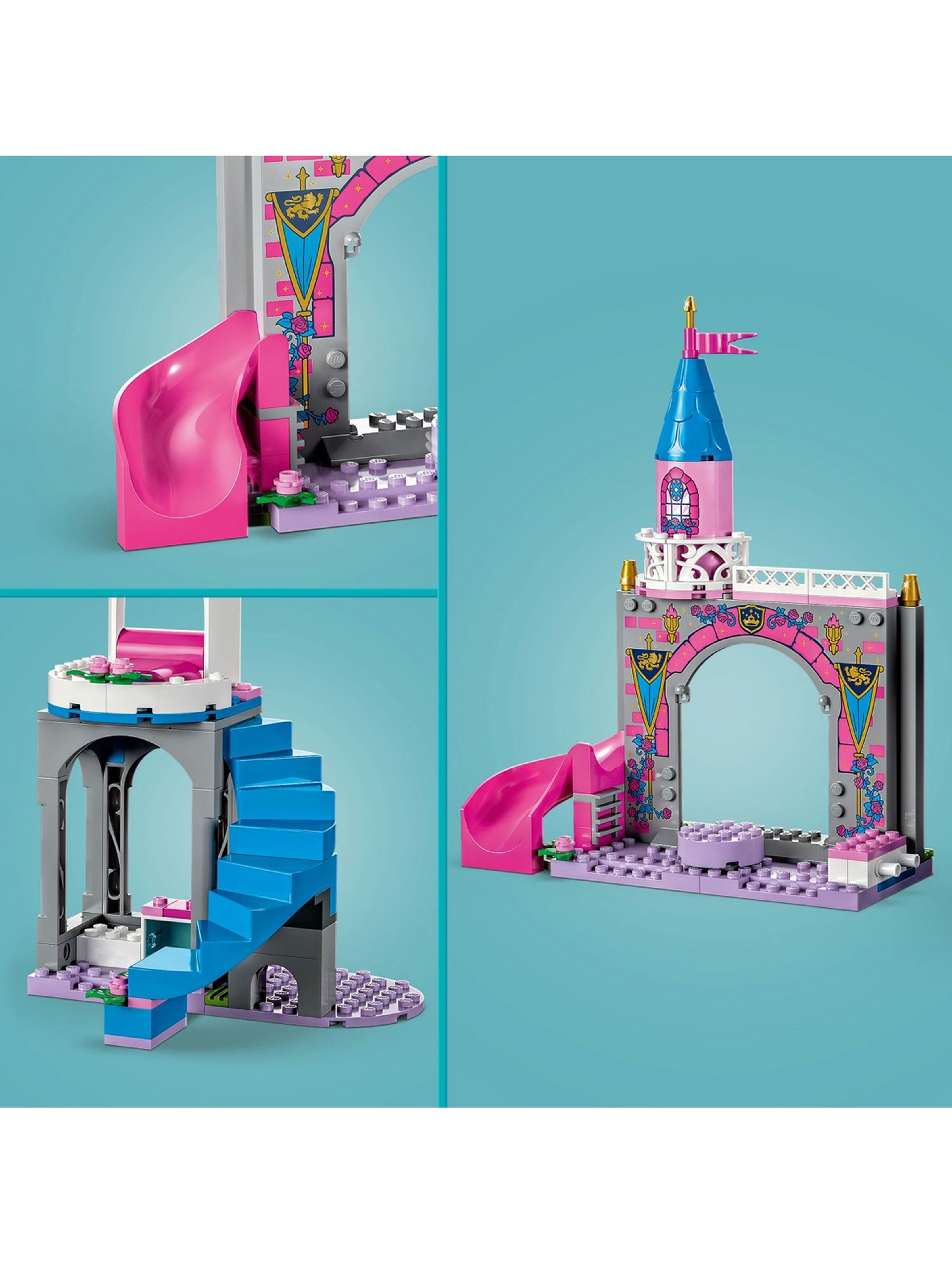 Klocki LEGO Disney Princess 43211 Zamek Aurory - 187 elementów, wiek 4 +