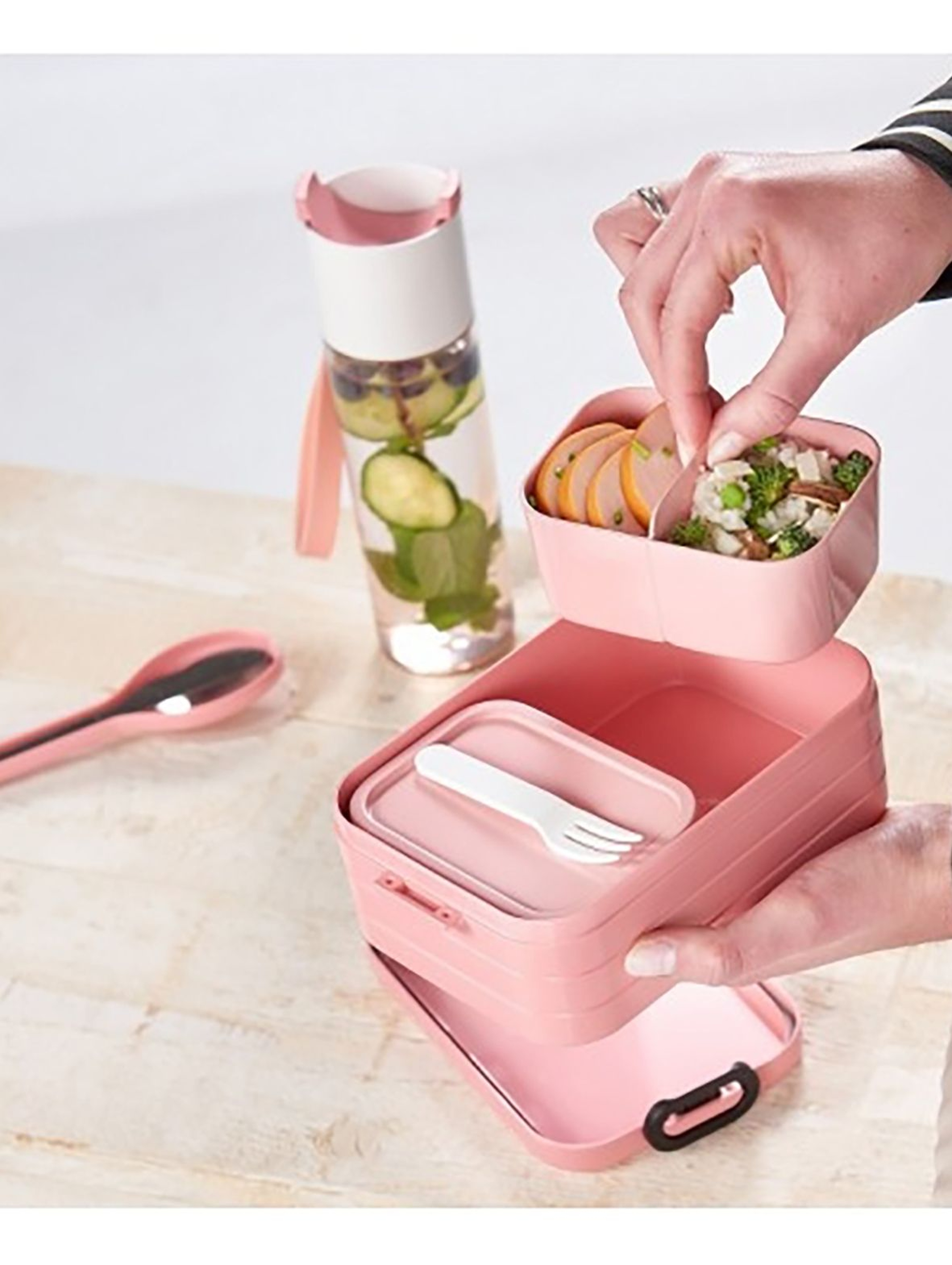 Lunchbox TAKE A BREAK BENTO midi- nordic pink