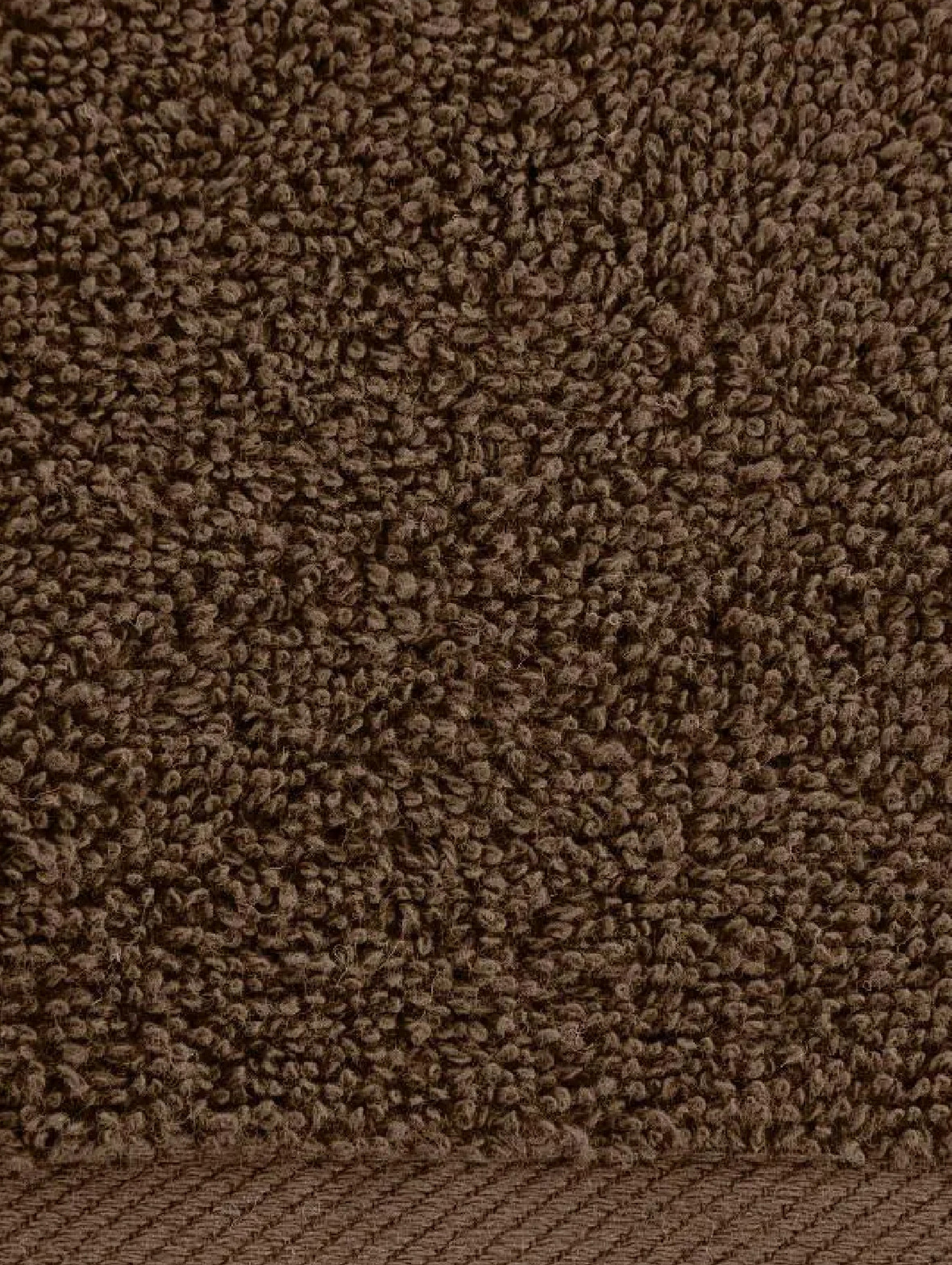 Ręcznik gładki bawełniany 70x140 cm brązowy