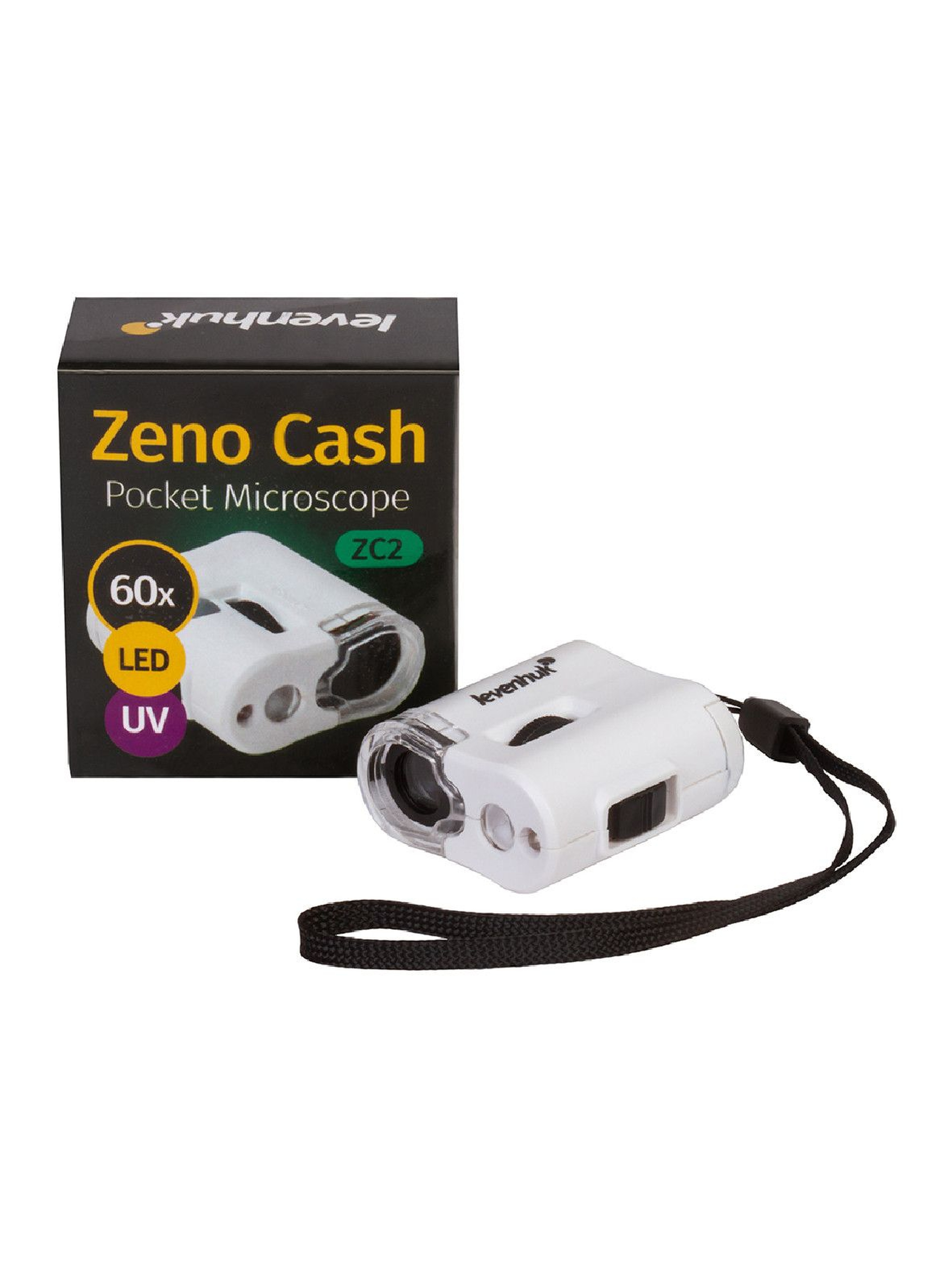 Mikroskop kieszonkowy Levenhuk Zeno Cash ZC2 - biały