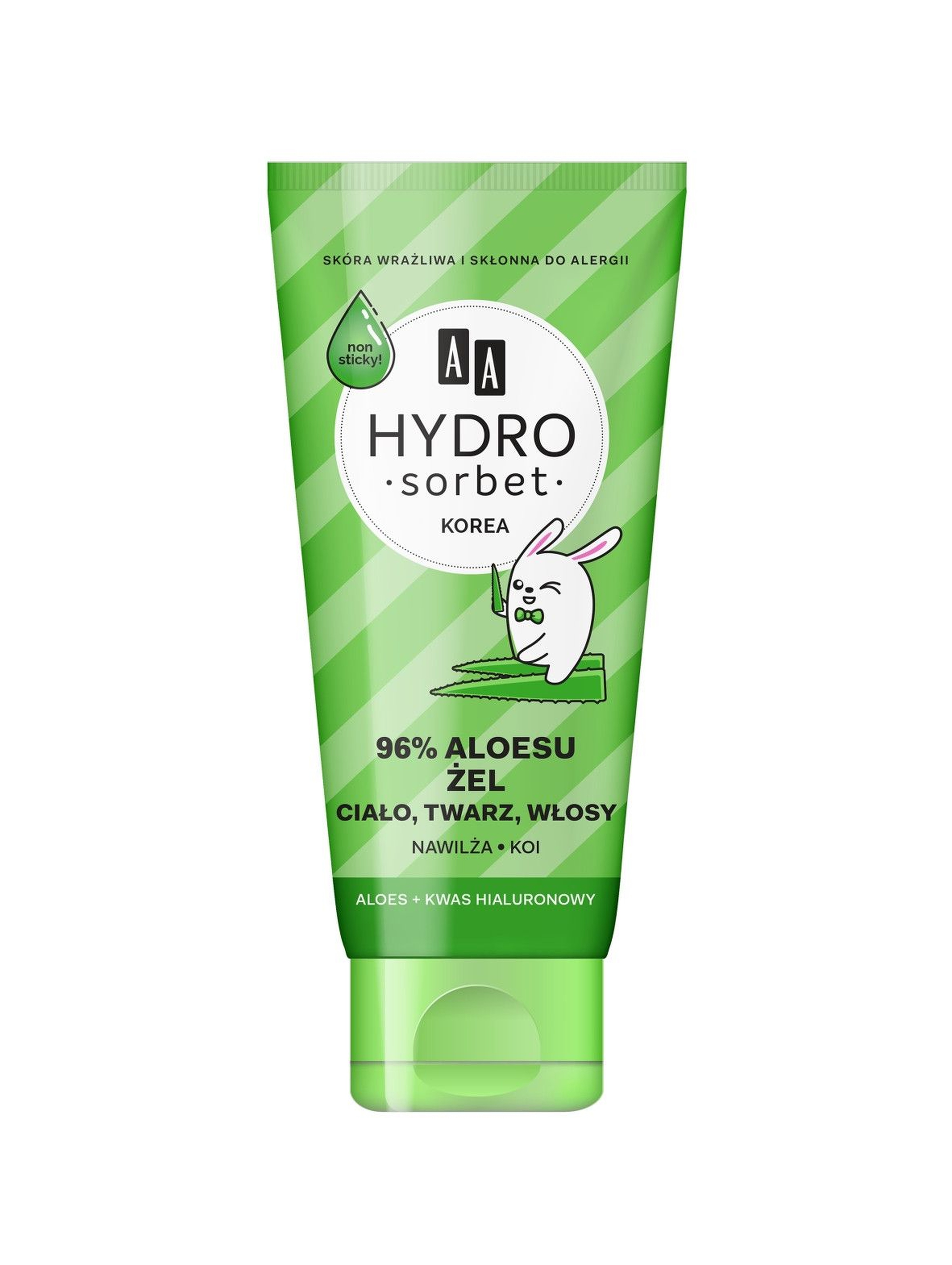 AA Hydro Sorbet żel do ciała, twarzy i włosów 96% aloesu 200 ml