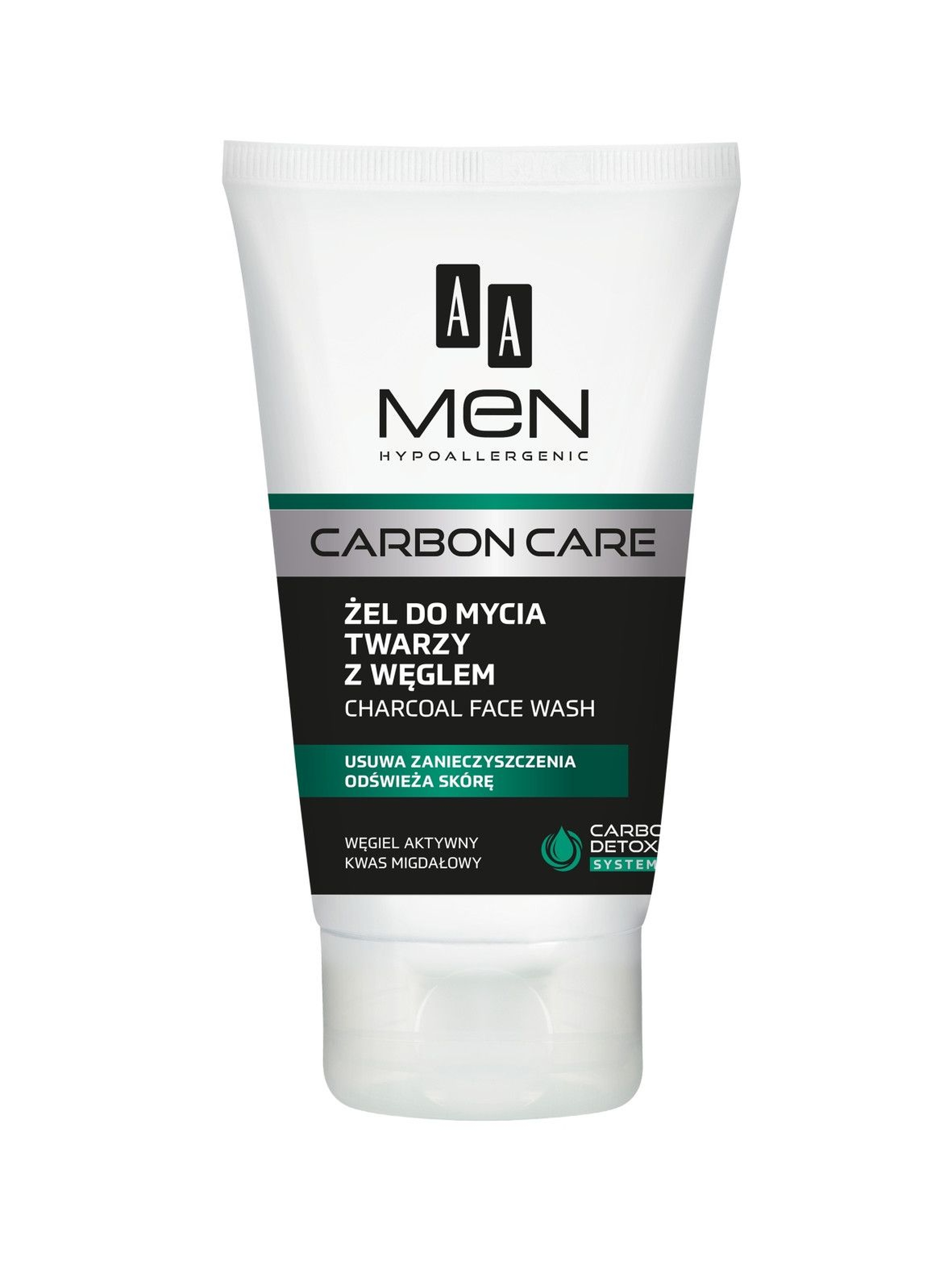 AA Men Carbon Care Żel do mycia twarzy z węglem 150 ml
