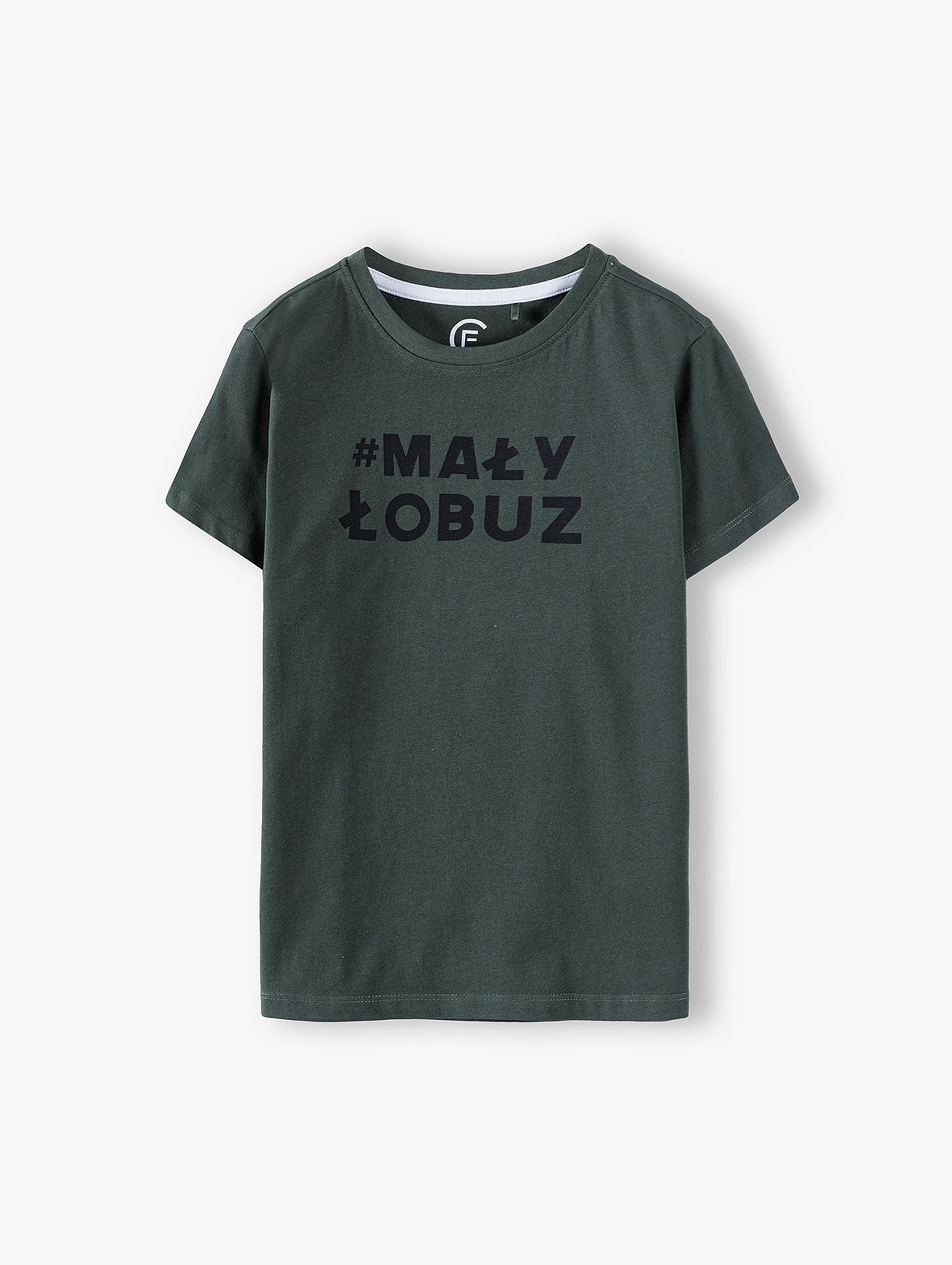 Bawełniany t-shirt chłopięcy- Mały Łobuz