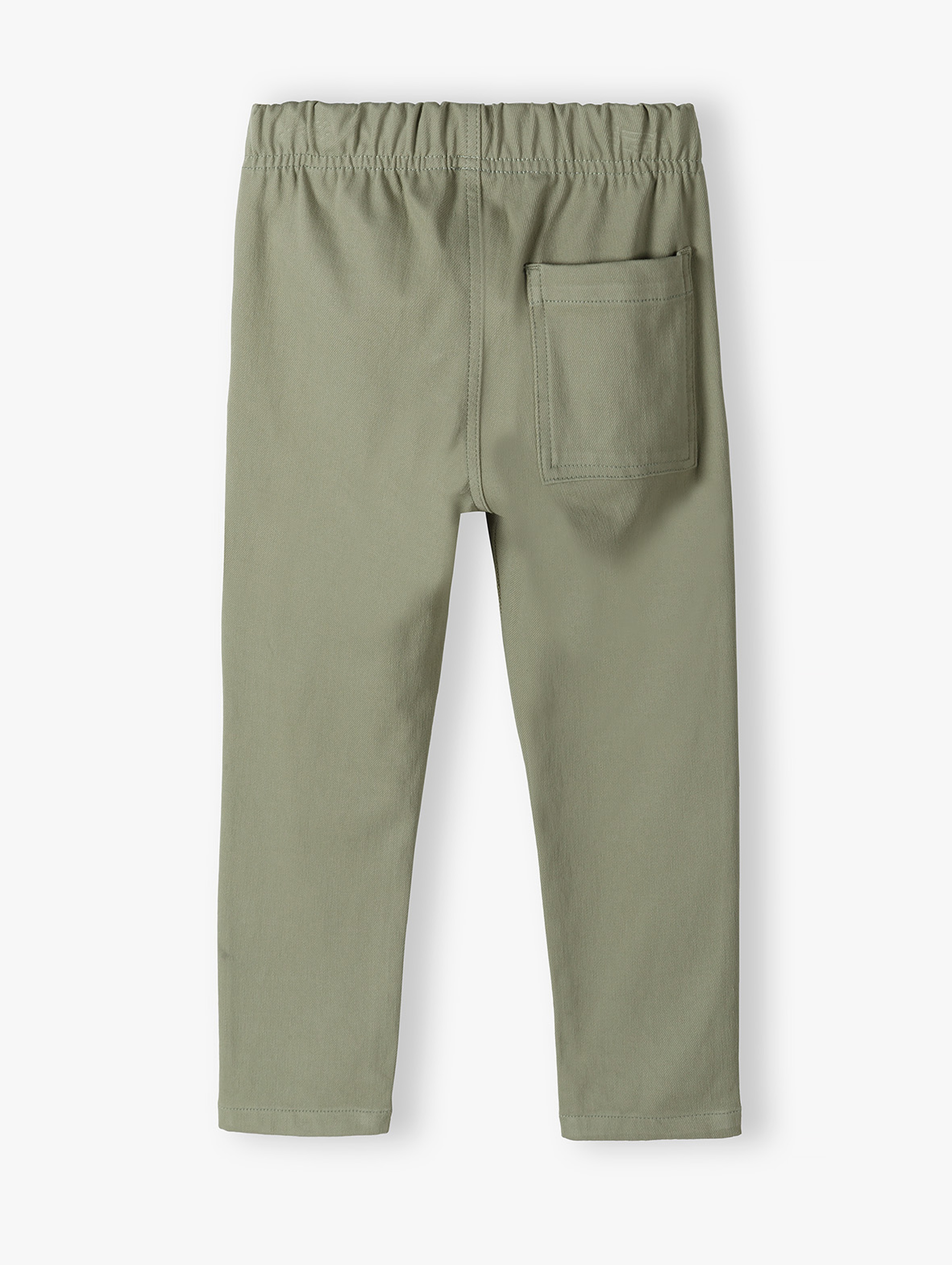 Zielone dzianinowe spodnie slim dla chłopca - Lincoln&Sharks