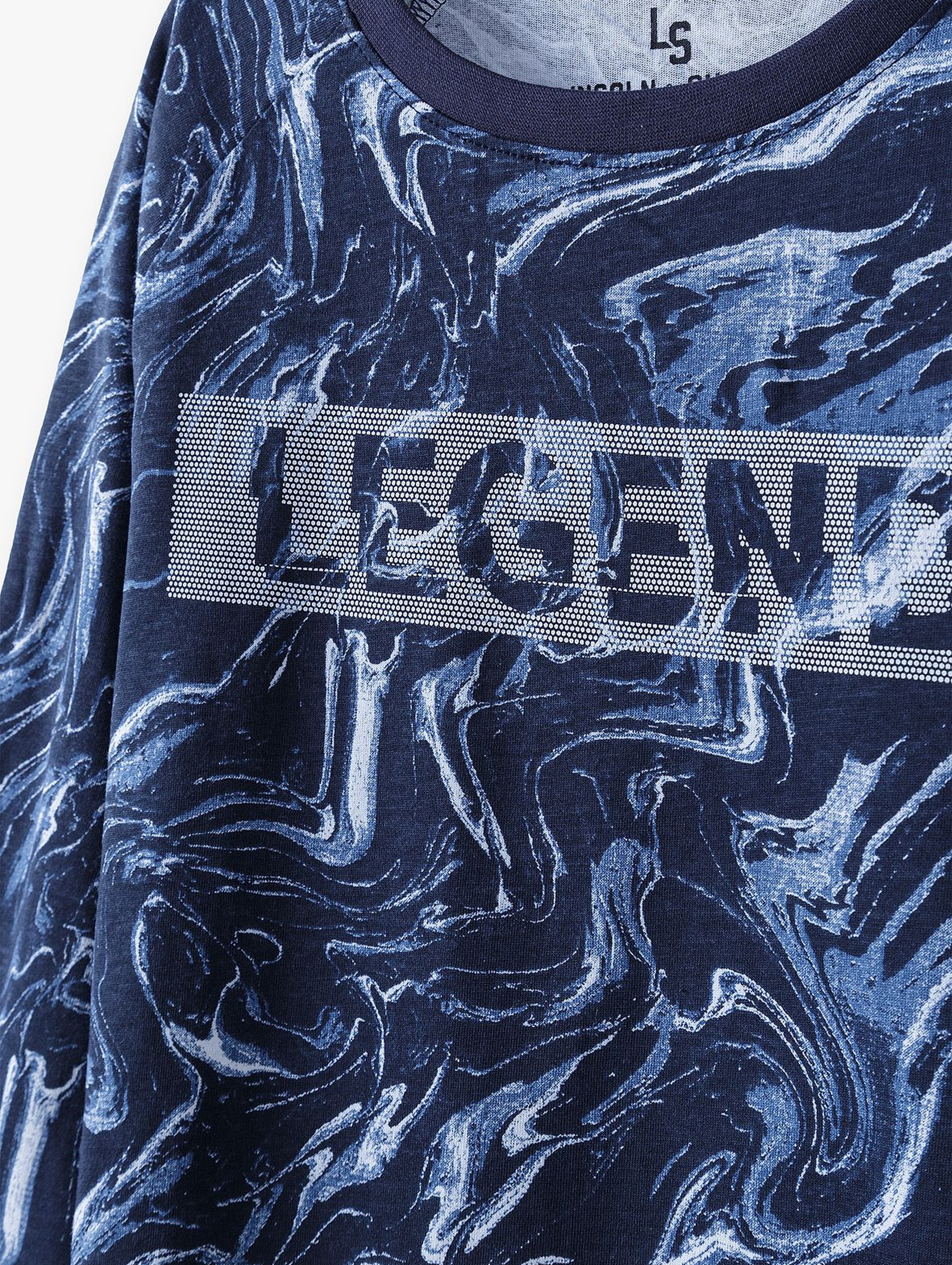 Bawełniana bluzka chłopięca z długim rękawem z napisem- Legend