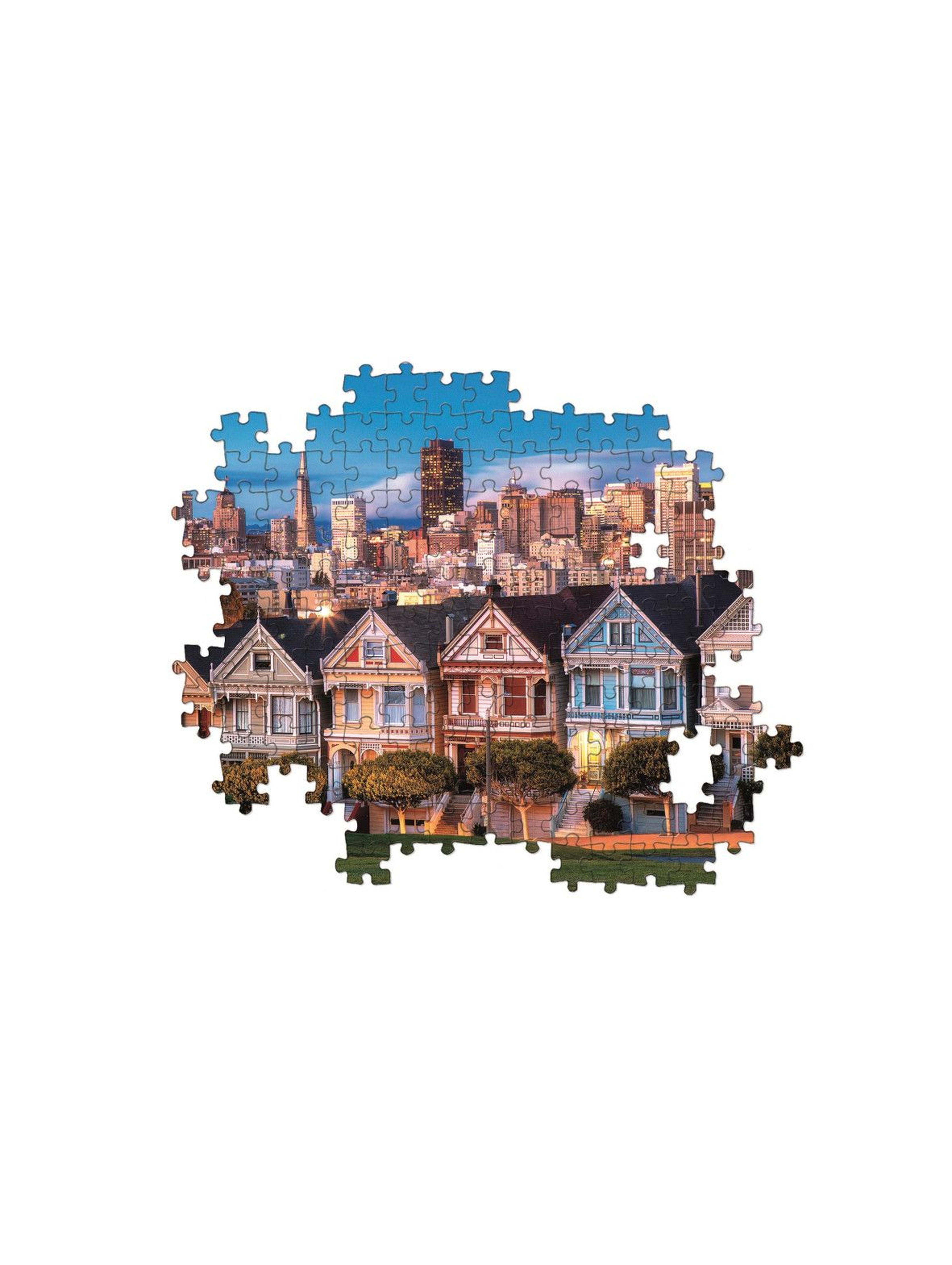 Puzzle Malowane domki Clementoni - 1000 elementów