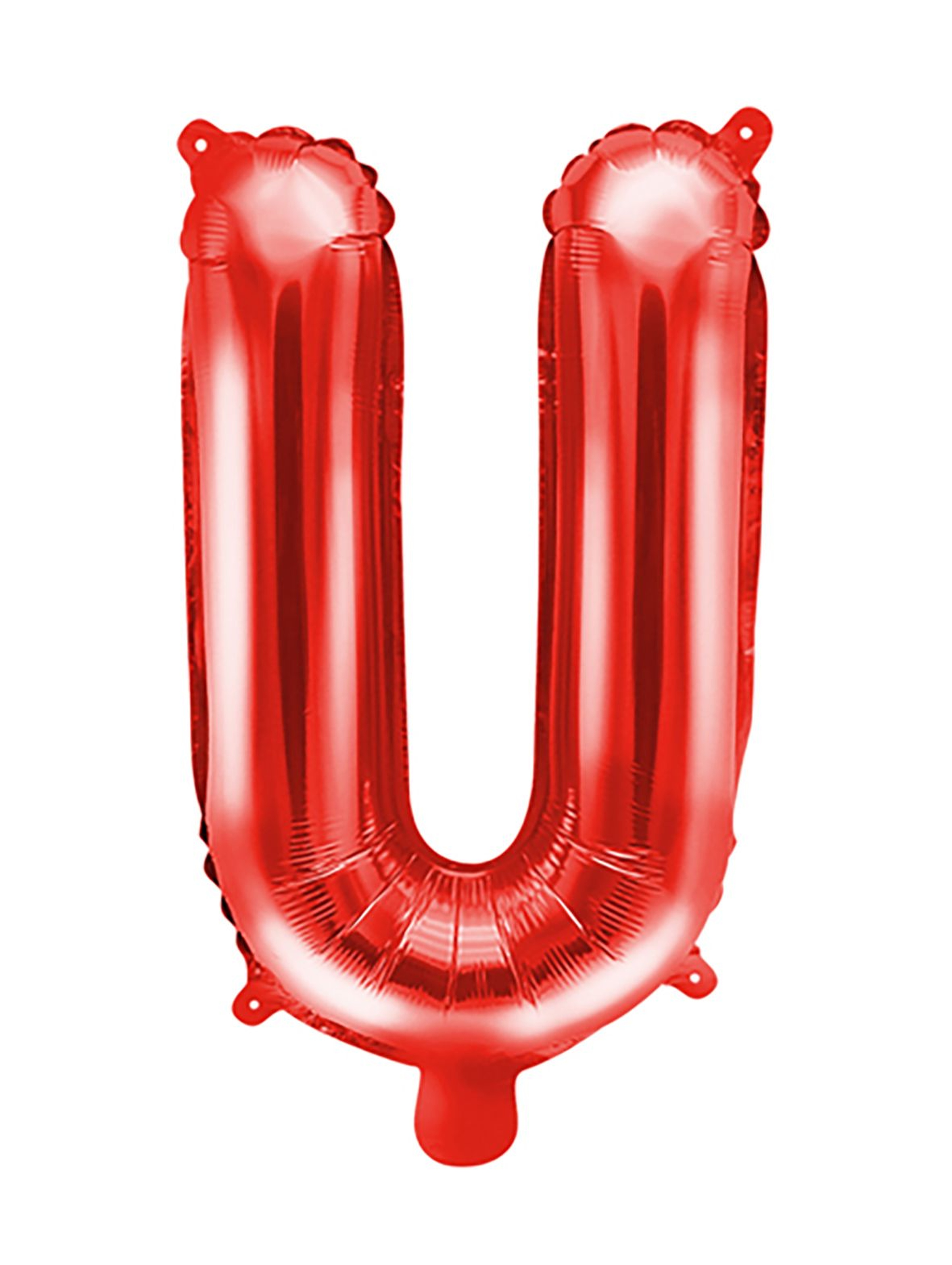 Balon foliowy Litera ''U'' 35cm - czerwony