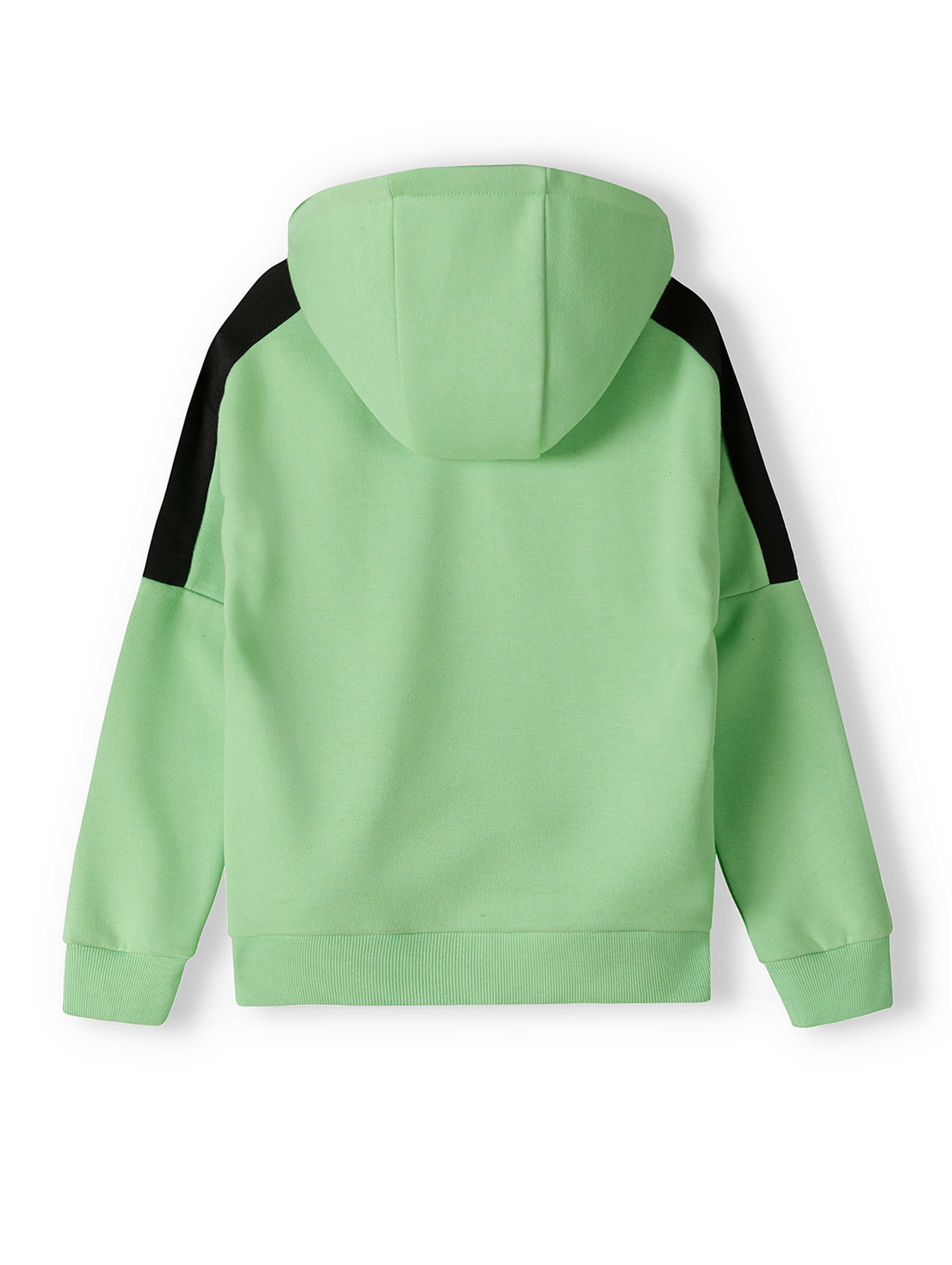 Zielona bluza rozpinana chłopięca z kapturem- Rspt